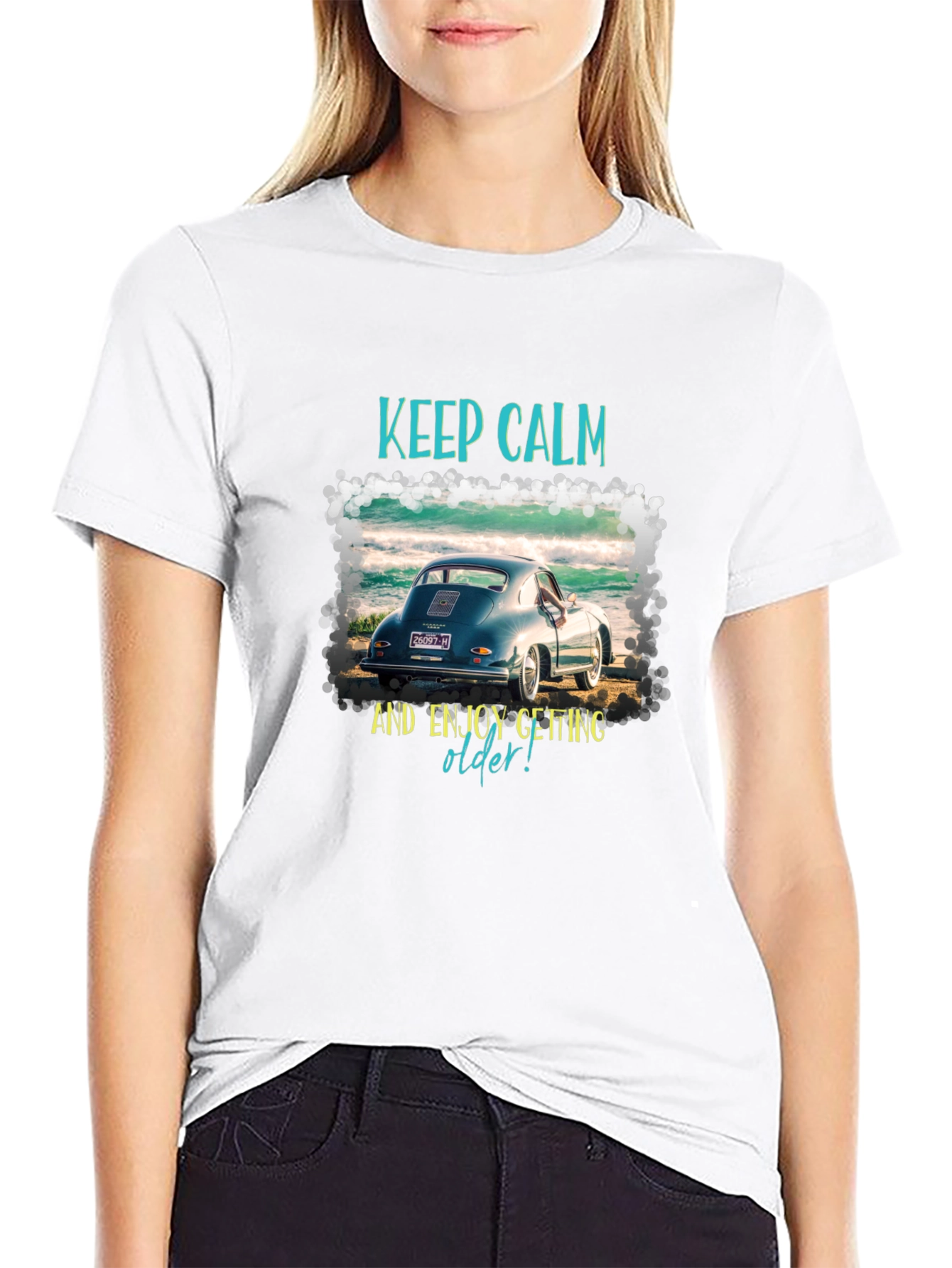 Keep Calm Porsche T-Shirt - Classic Car Tee