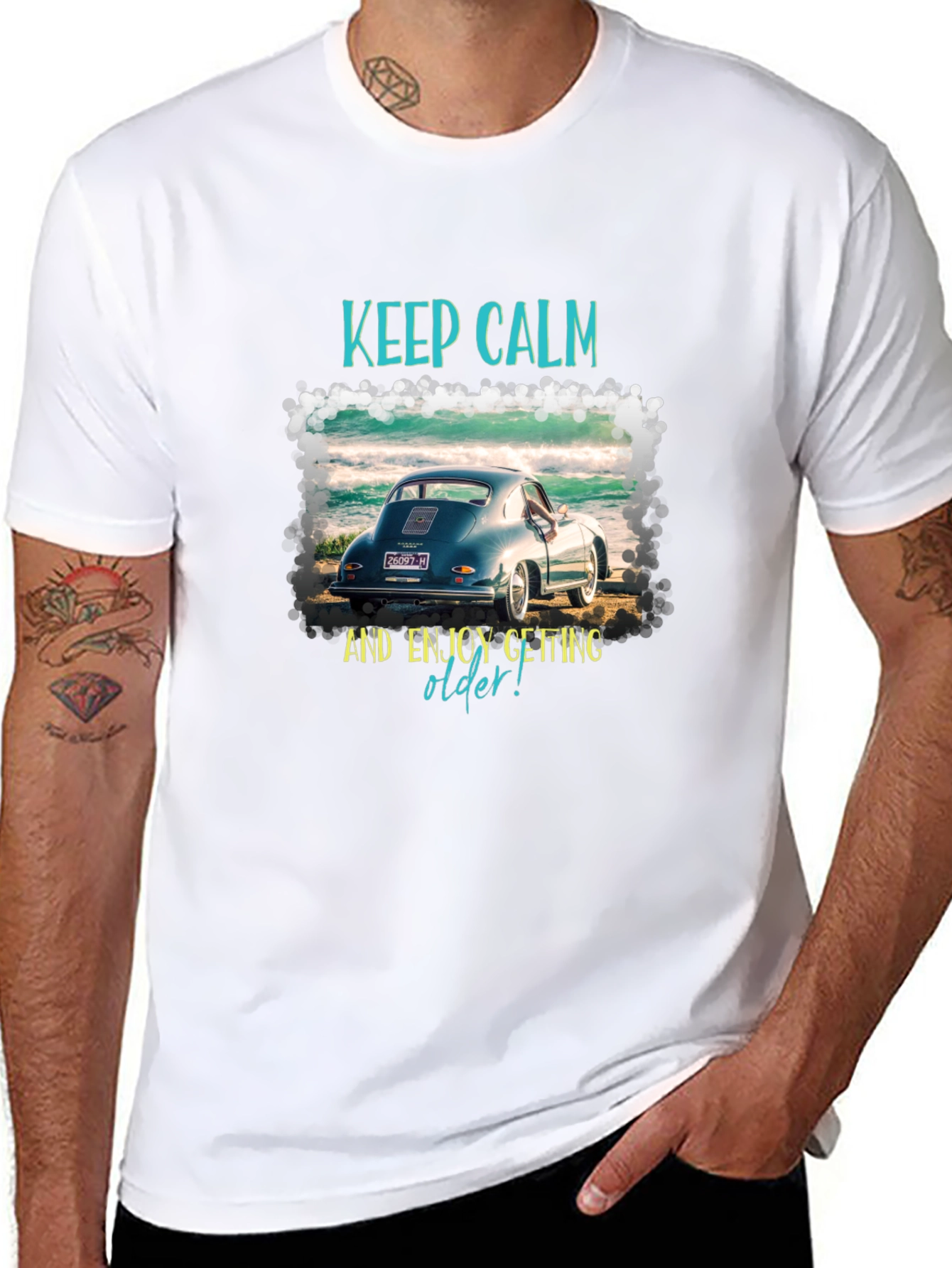 Keep Calm Porsche T-Shirt - Classic Car Tee