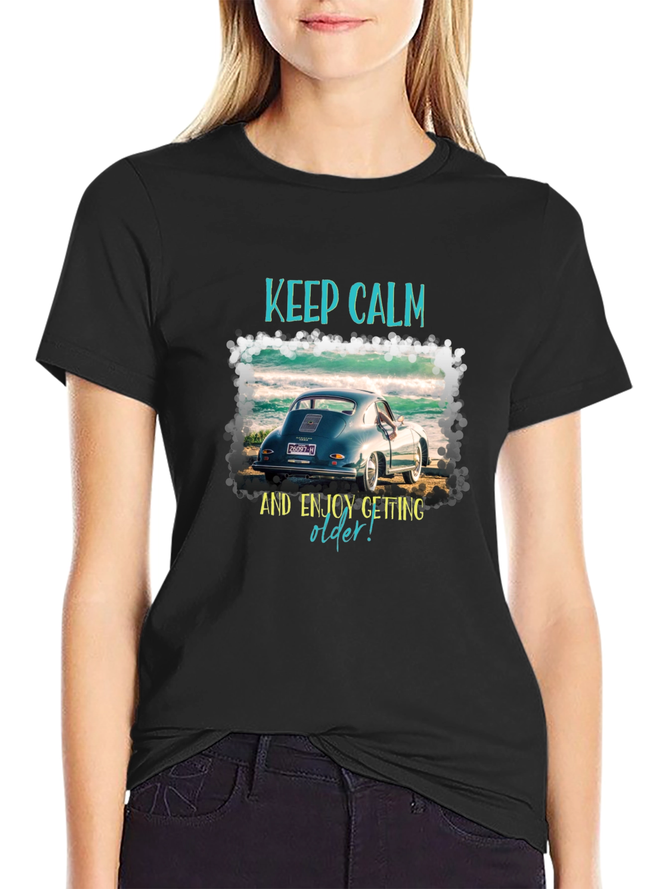 Keep Calm Porsche T-Shirt - Classic Car Tee
