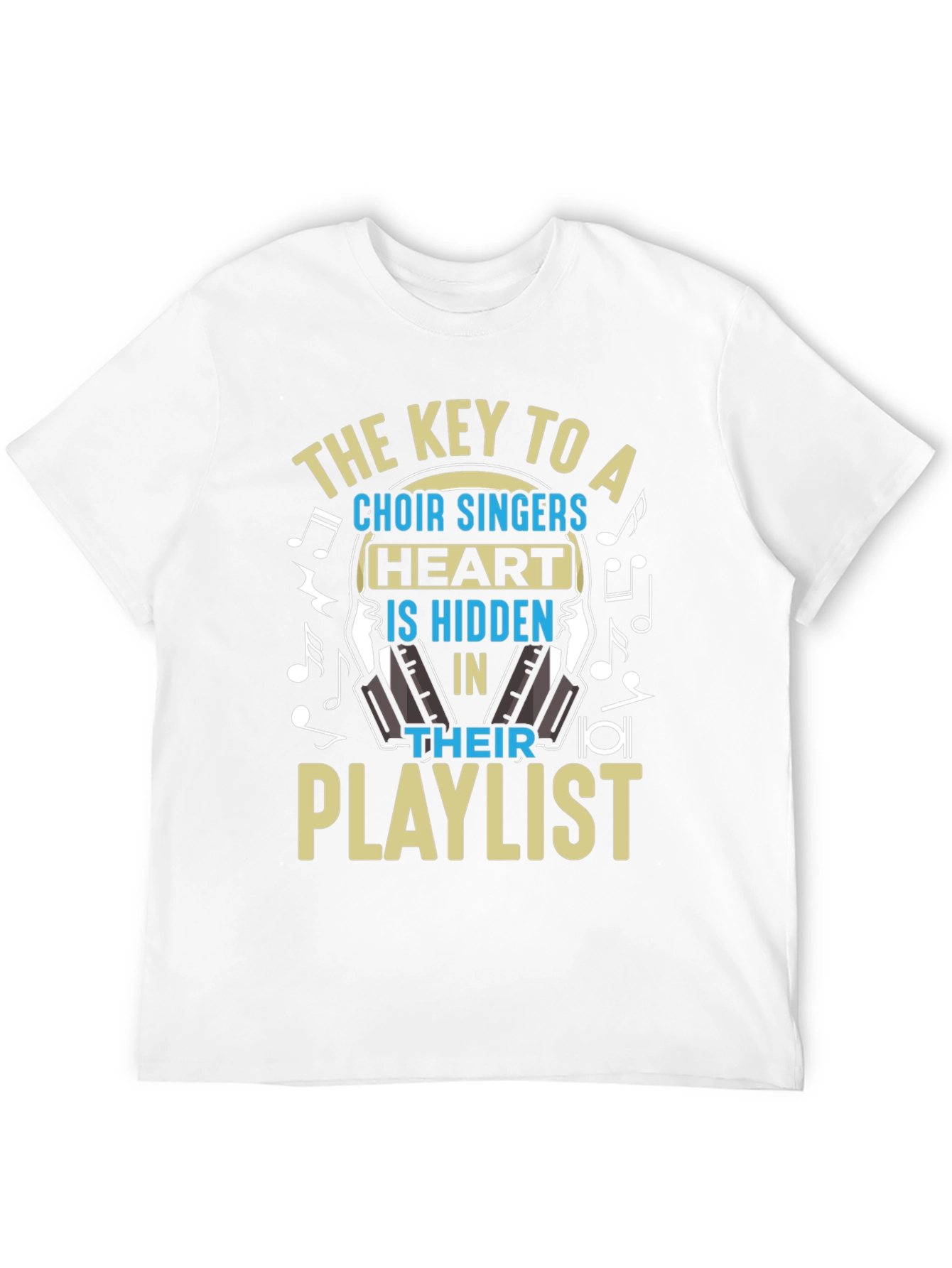 Choir Singer Playlist Graphic Tee