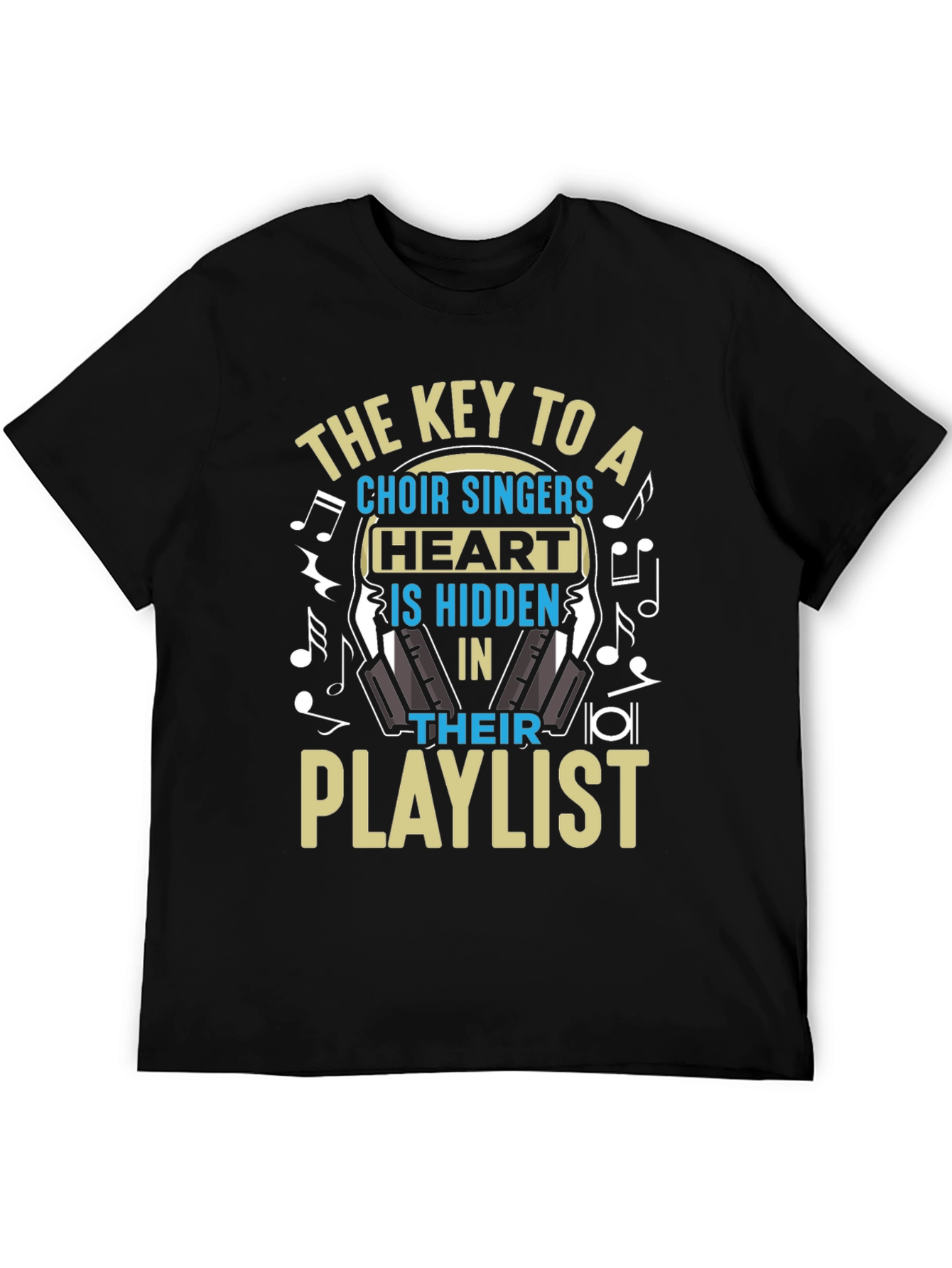 Choir Singer Playlist Graphic Tee