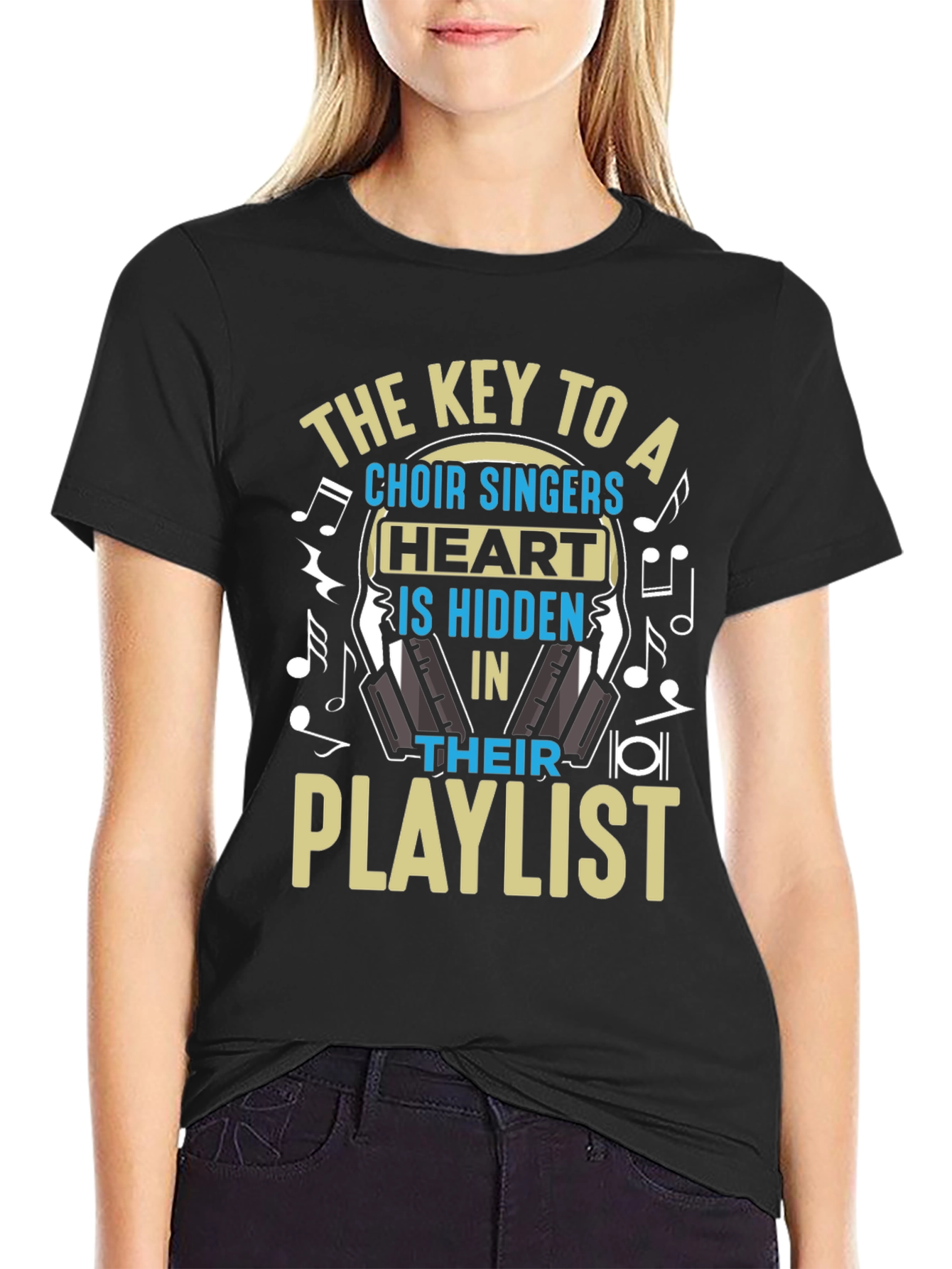 Choir Singer Playlist Graphic Tee