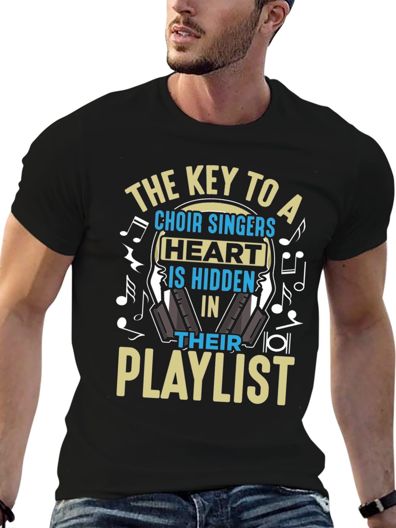 Choir Singer Playlist Graphic Tee