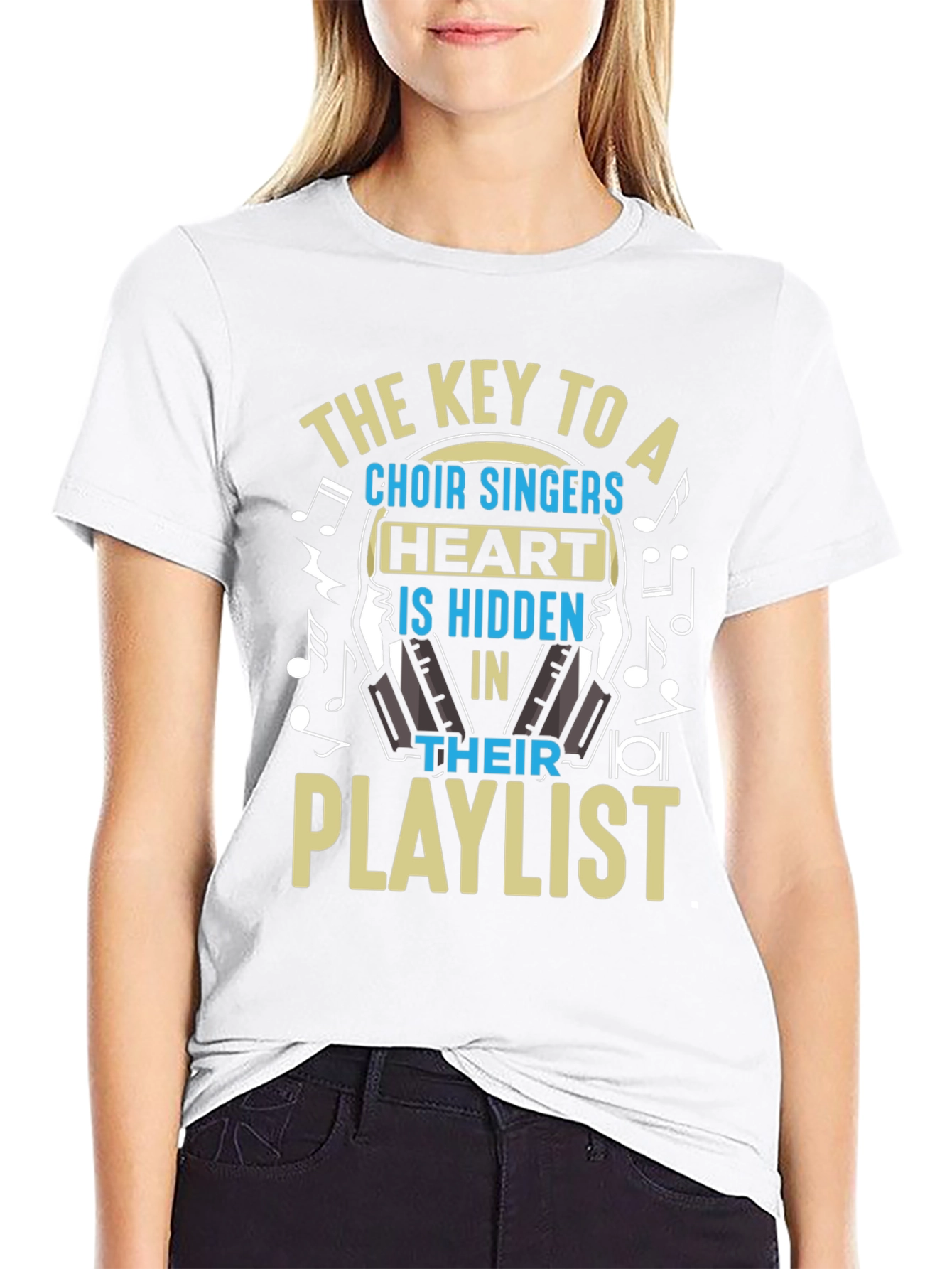 Choir Singer Playlist Graphic Tee