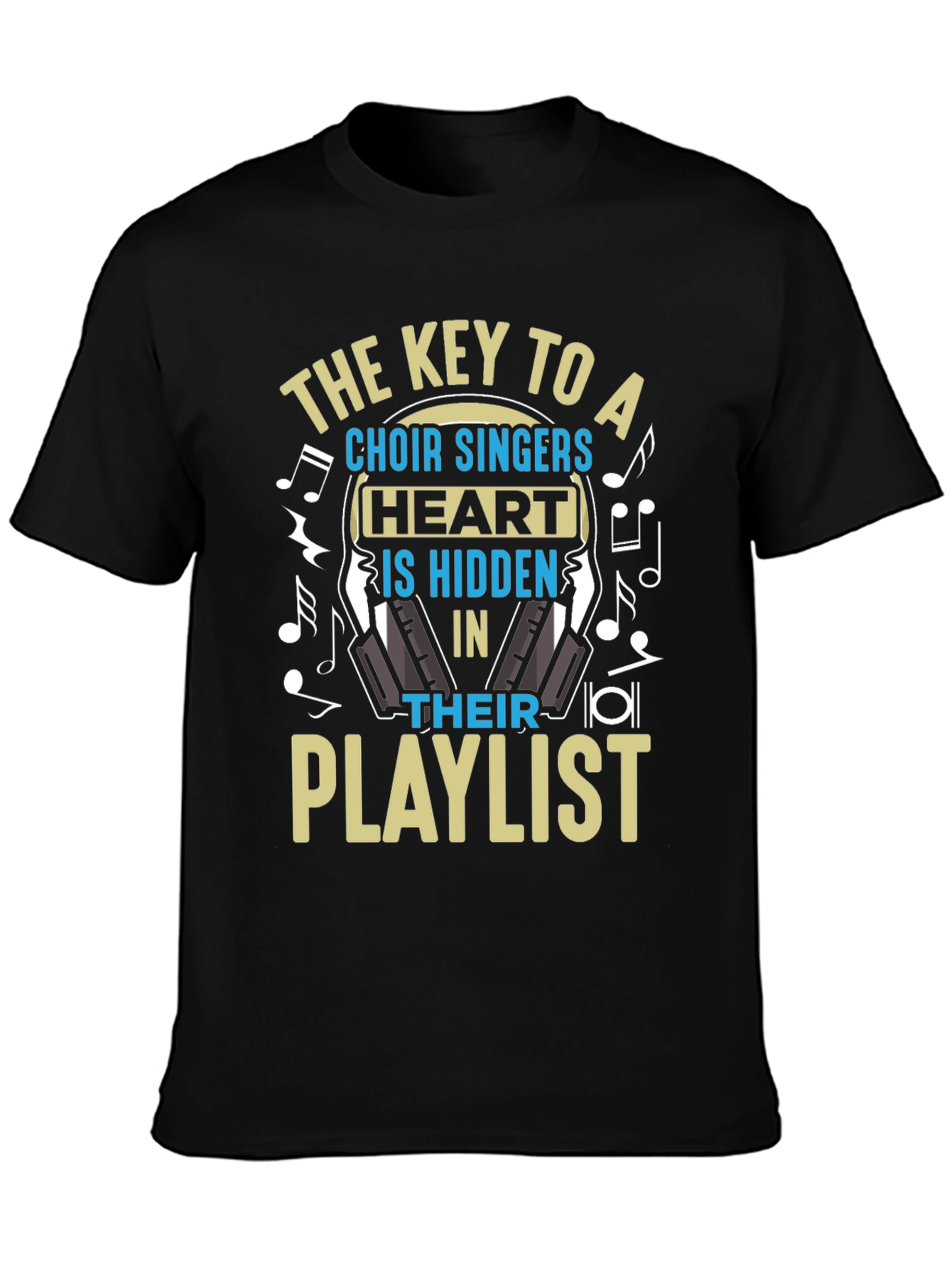 Choir Singer Playlist Graphic Tee