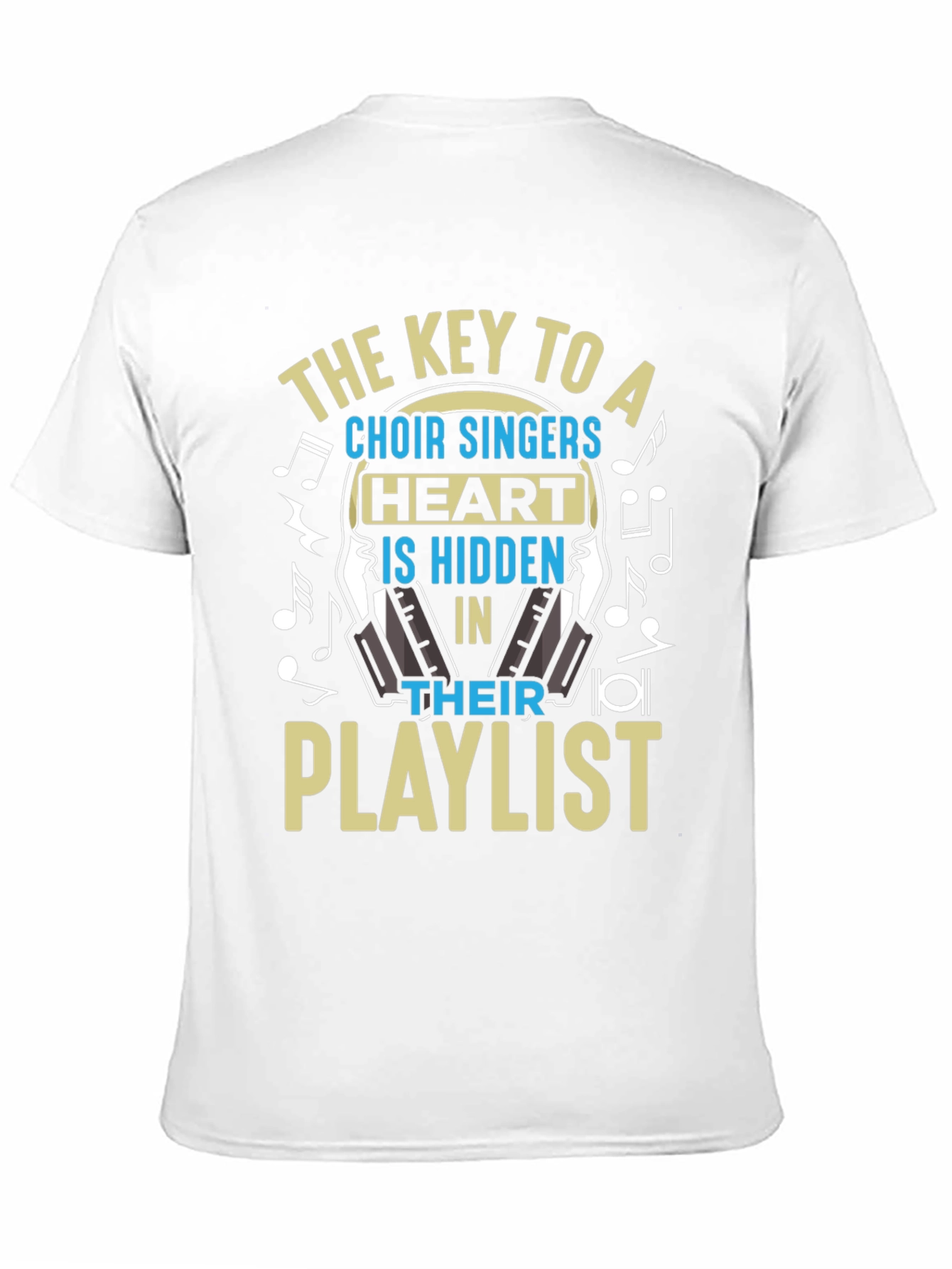 Choir Singer Playlist Graphic Tee