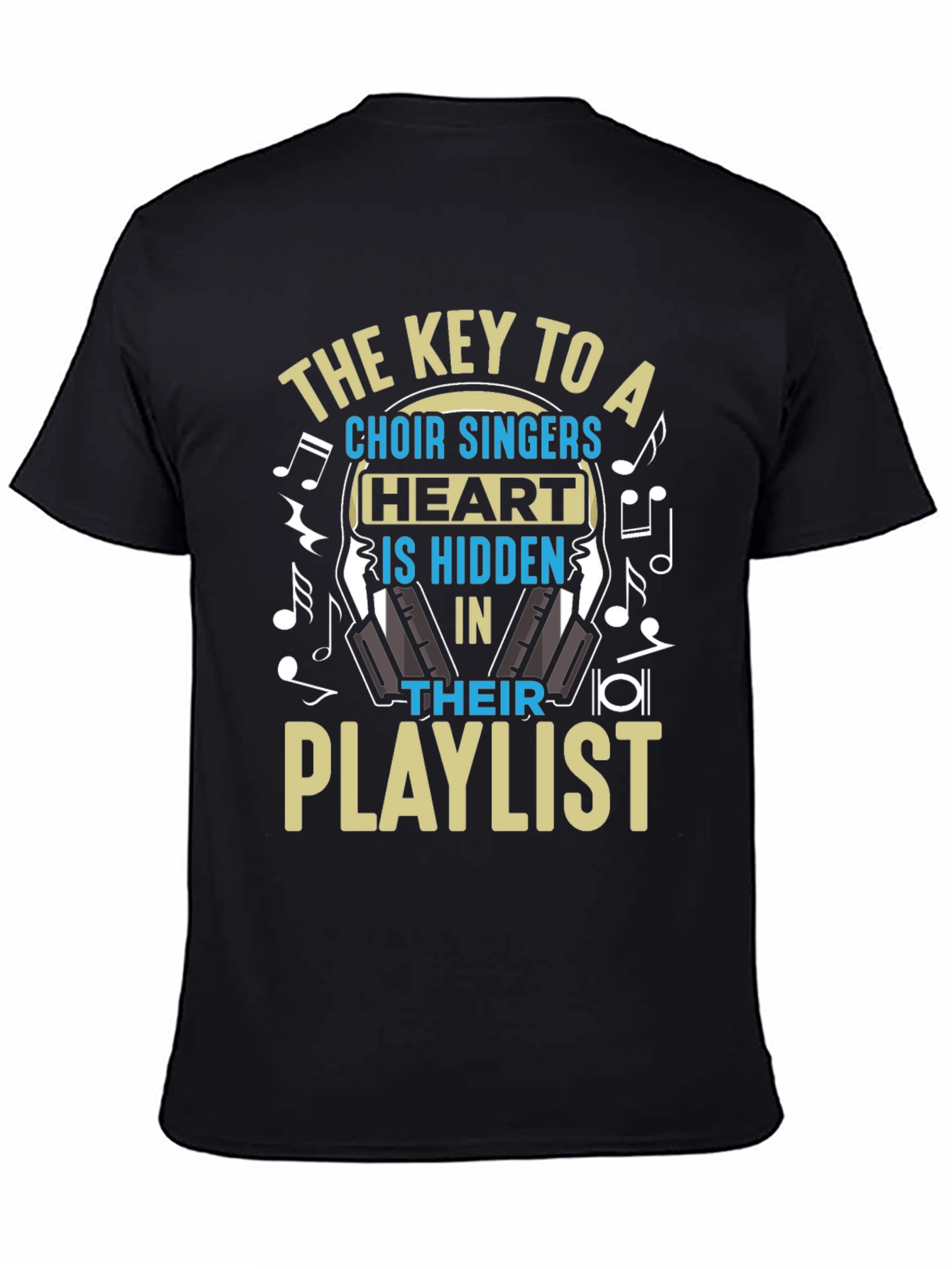 Choir Singer Playlist Graphic Tee