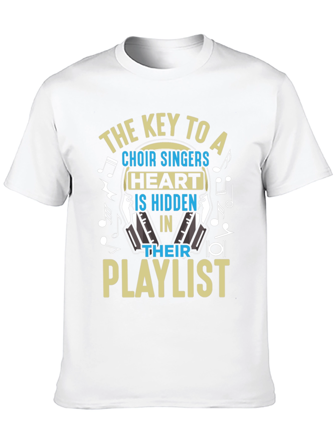 Choir Singer Playlist Graphic Tee
