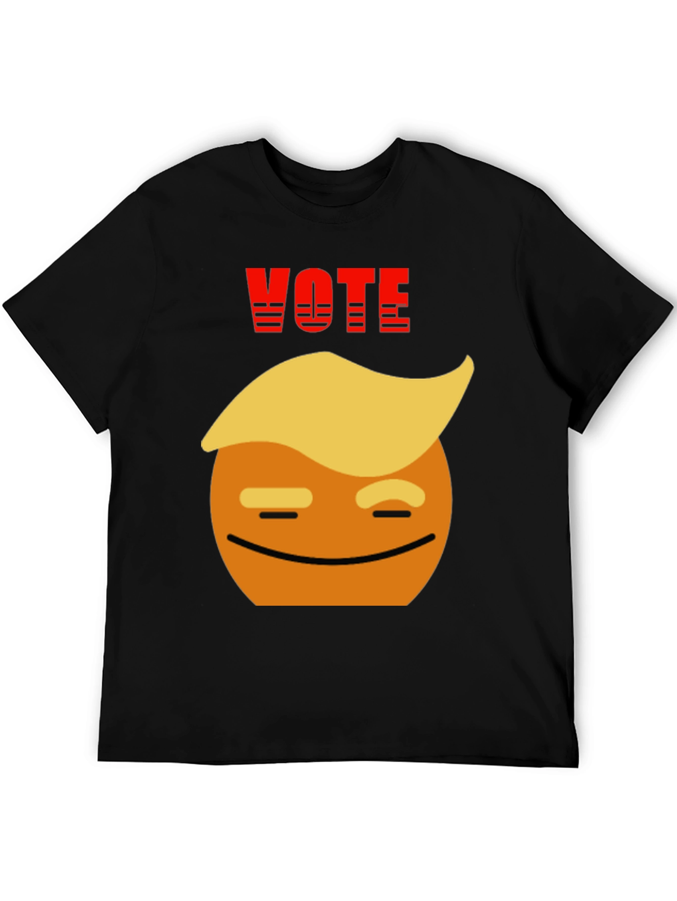 Vote Trump Emoji Black T-Shirt