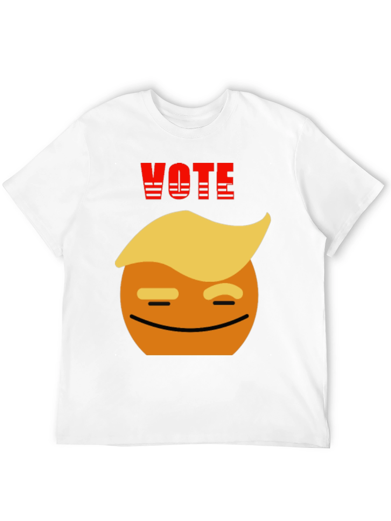 Vote Trump Emoji Black T-Shirt