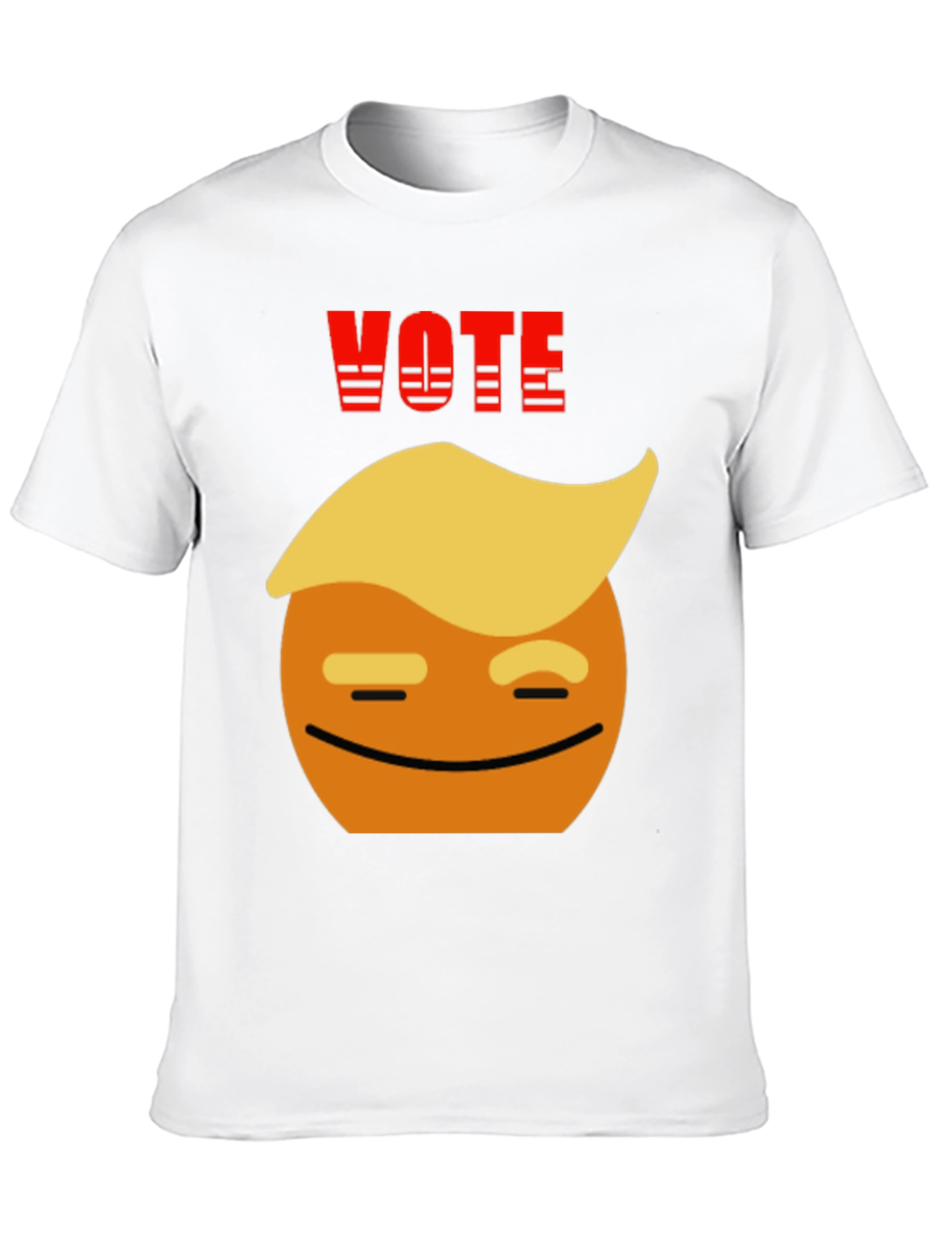 Vote Trump Emoji Black T-Shirt