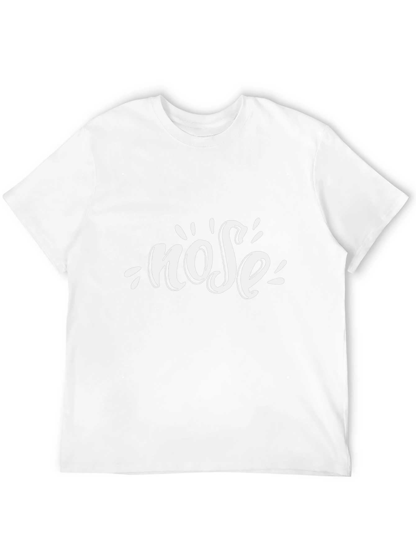 Nose Graphic Black Tee Shirt