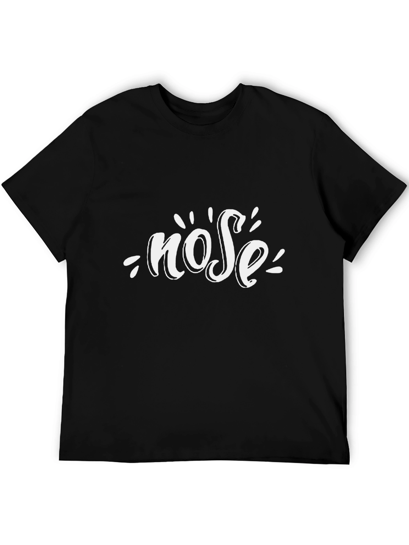 Nose Graphic Black Tee Shirt