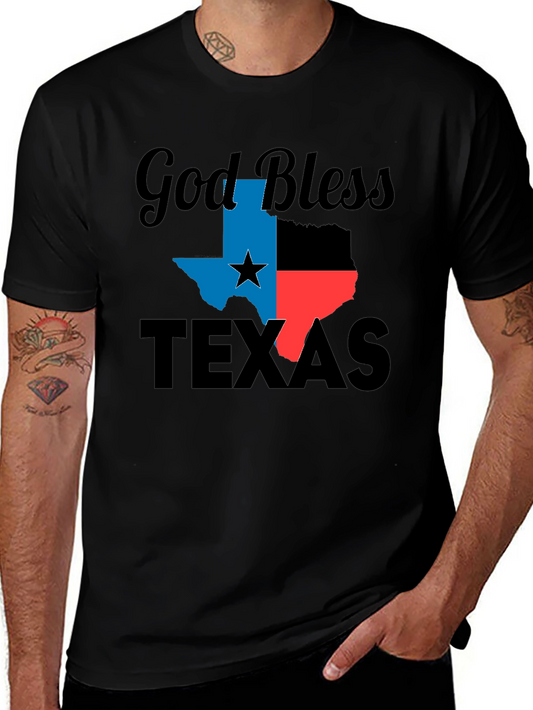 God Bless Texas T-Shirt - Patriotic Pride
