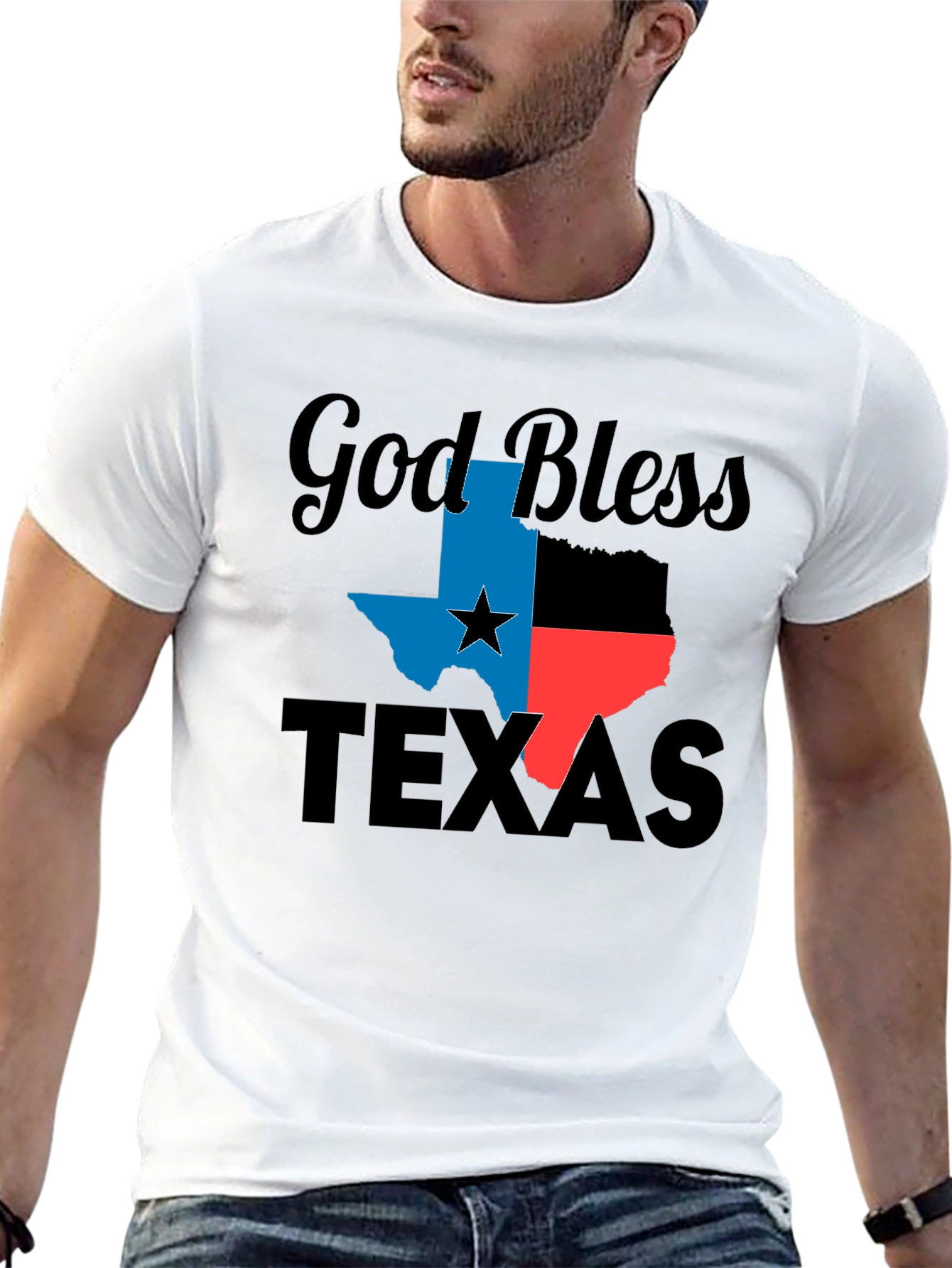 God Bless Texas T-Shirt - Patriotic Pride