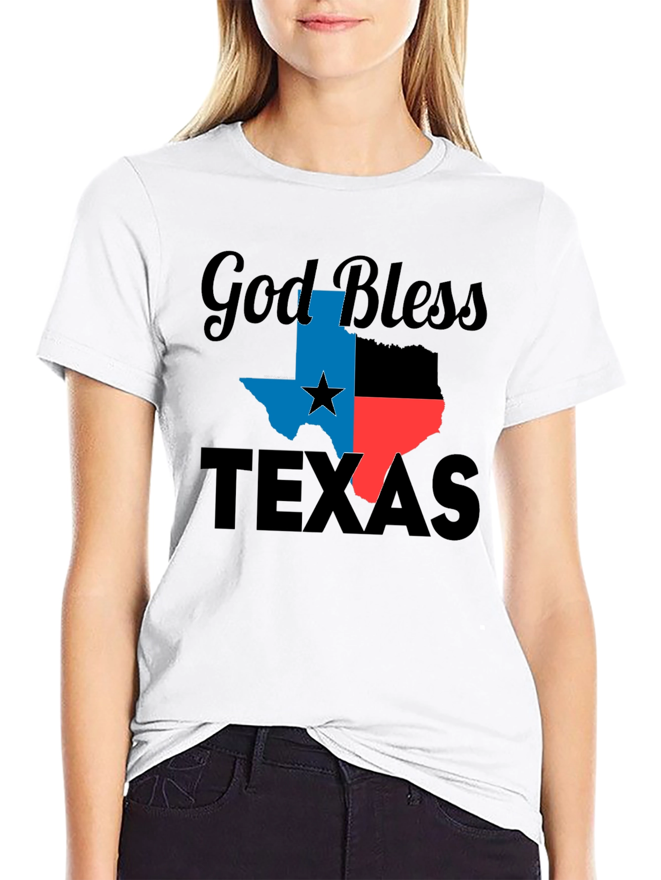 God Bless Texas T-Shirt - Patriotic Pride