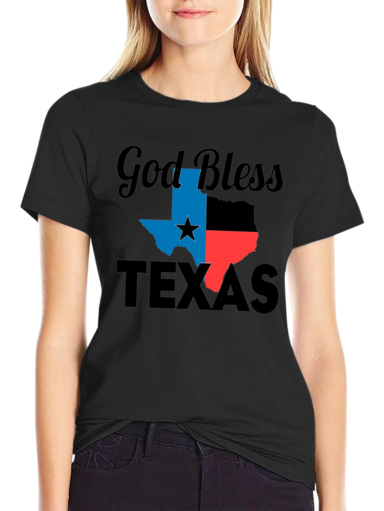 God Bless Texas T-Shirt - Patriotic Pride