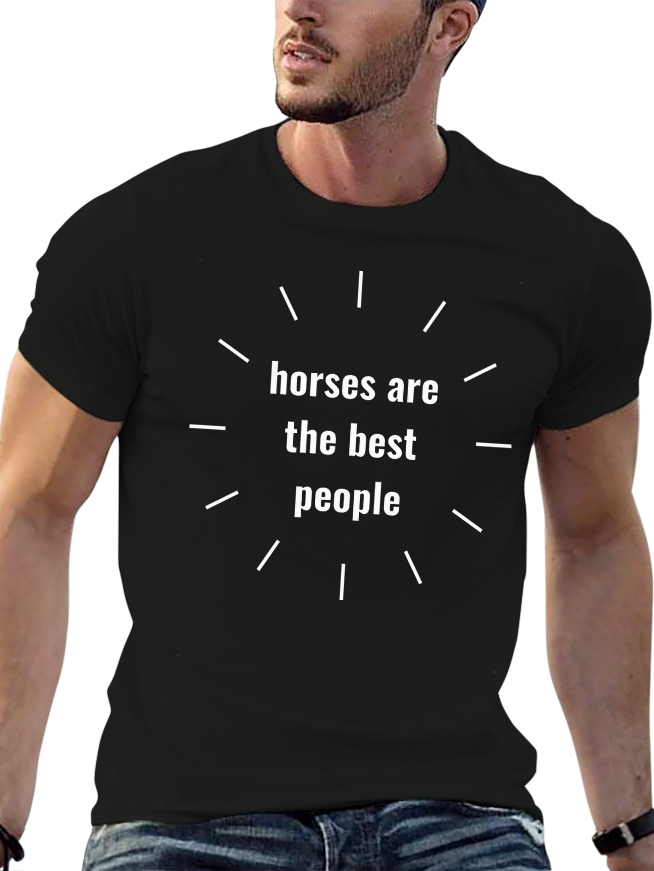 Horses Are The Best People Graphic Tee