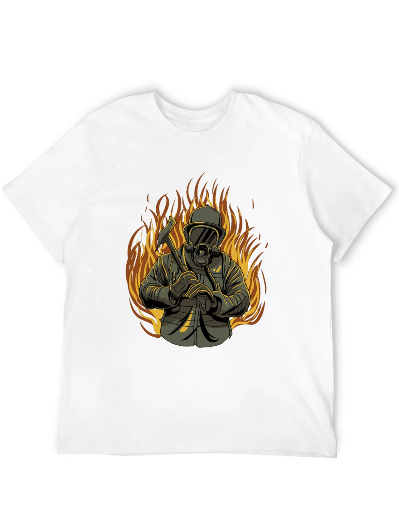 Firefighter T-Shirt - Heroic Design