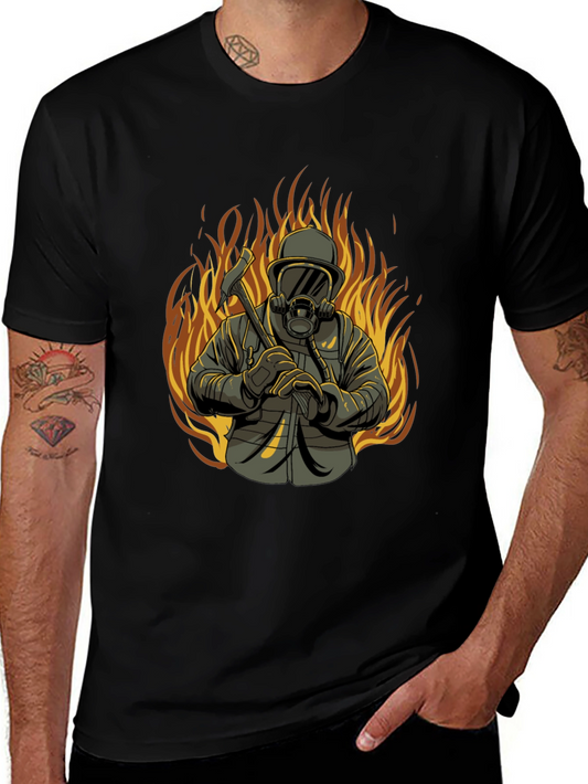 Firefighter T-Shirt - Heroic Design