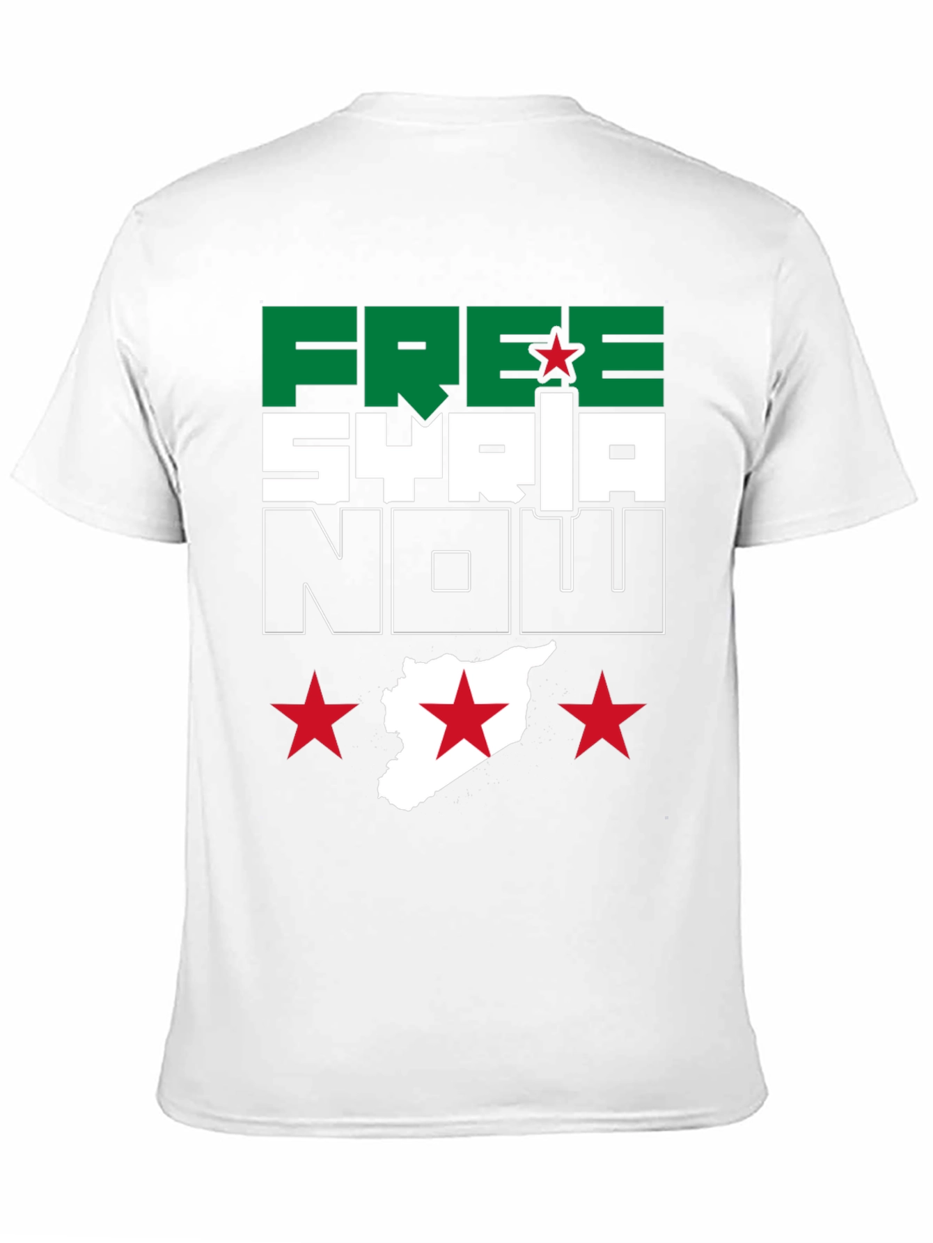 Free Syria Now Graphic T-Shirt