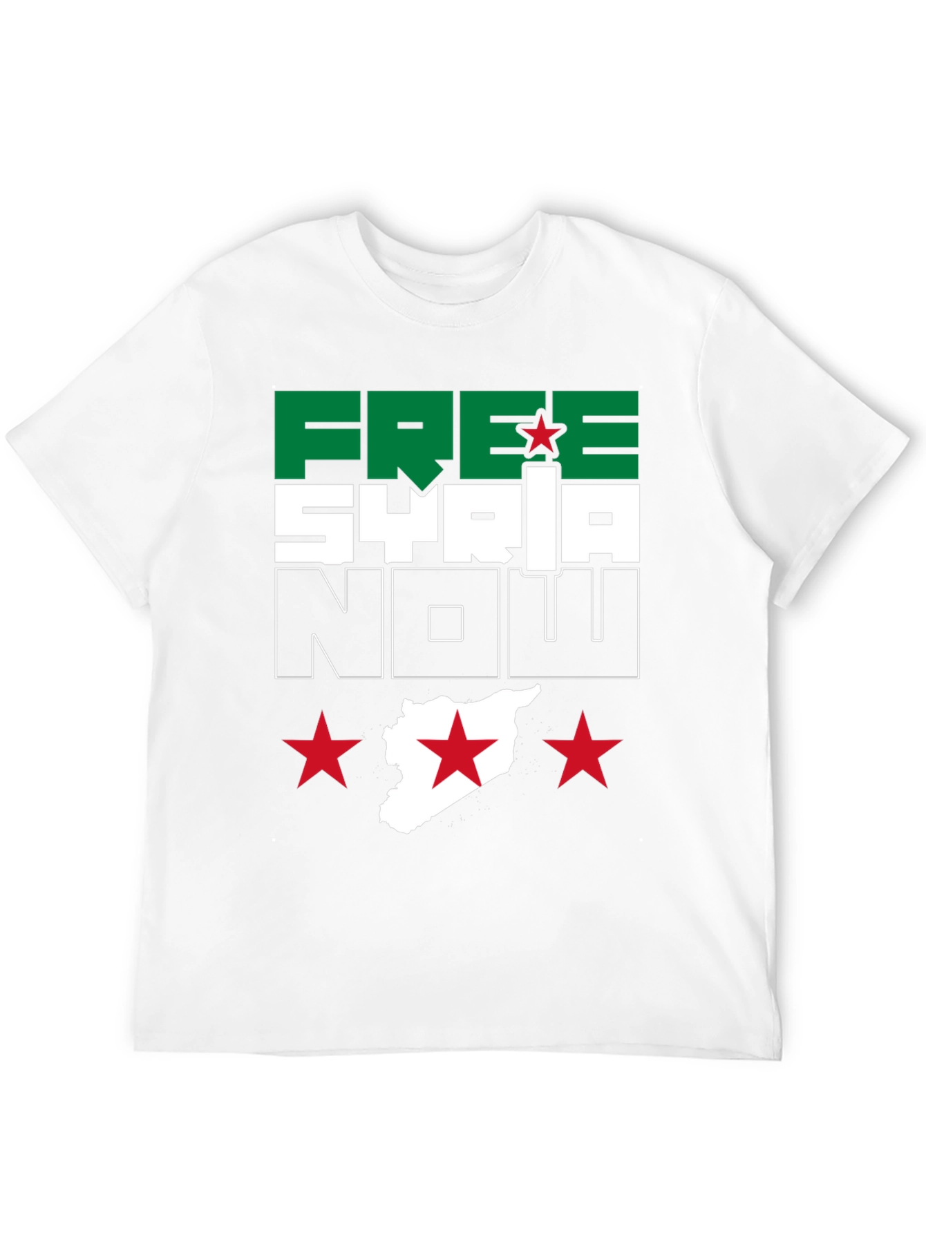 Free Syria Now Graphic T-Shirt