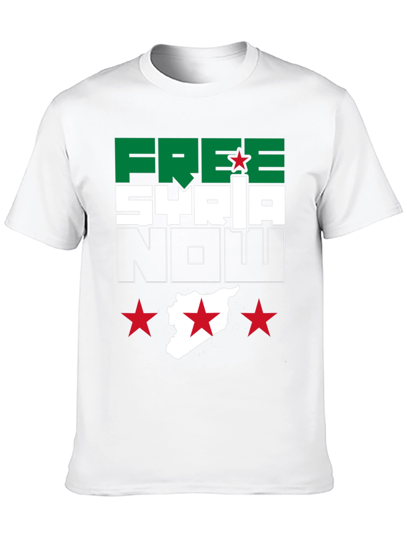 Free Syria Now Graphic T-Shirt