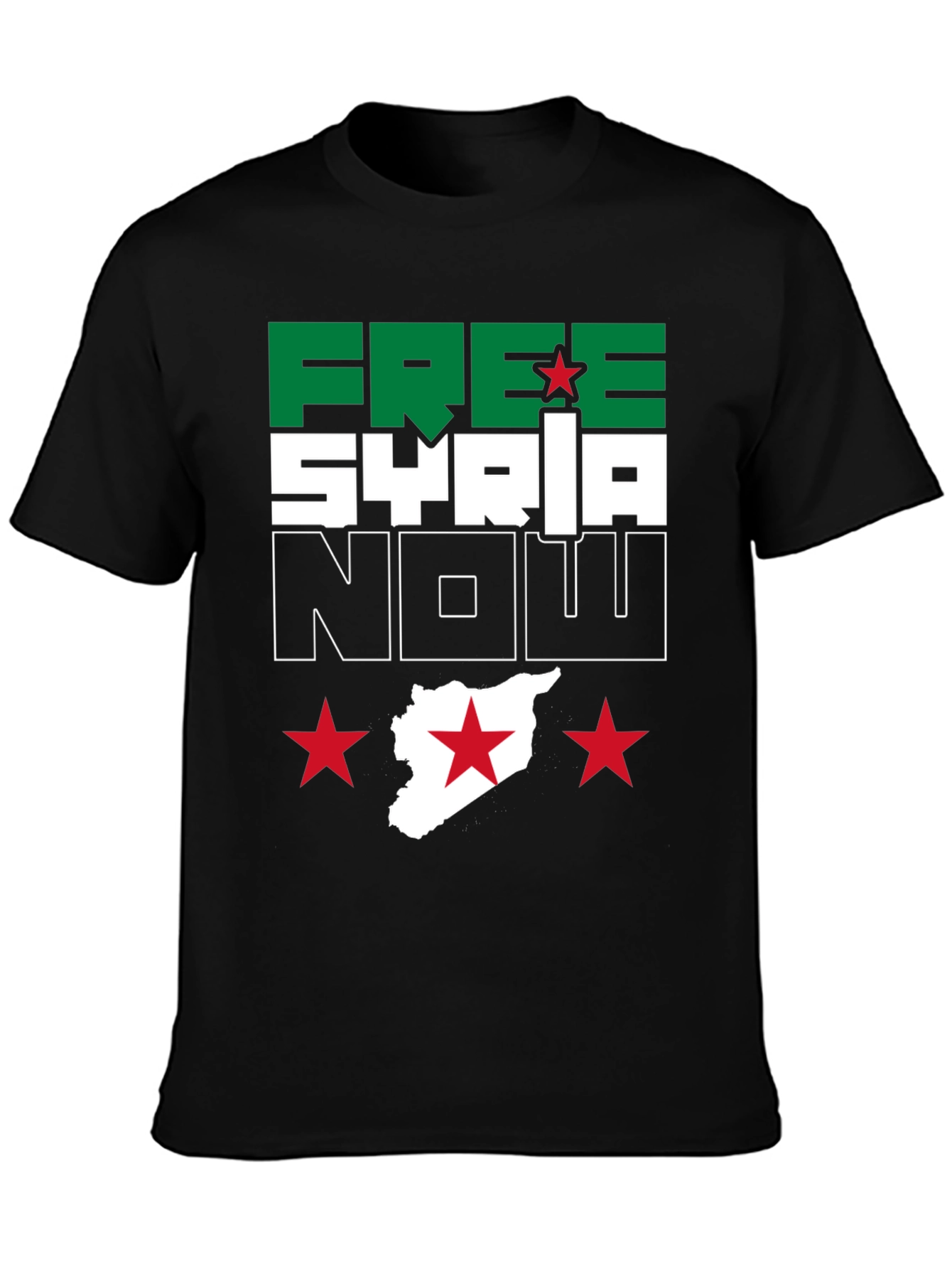 Free Syria Now Graphic T-Shirt