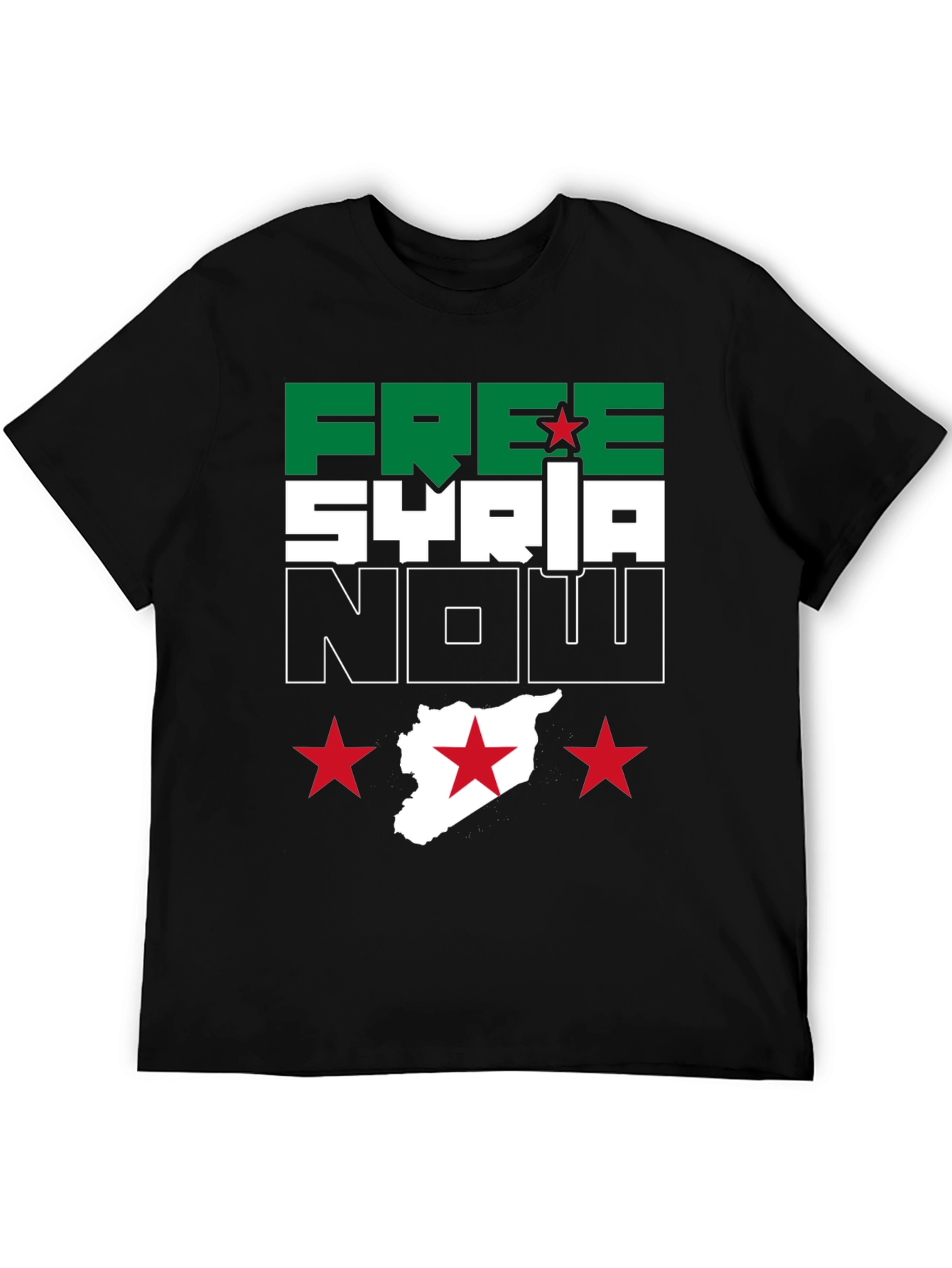 Free Syria Now Graphic T-Shirt
