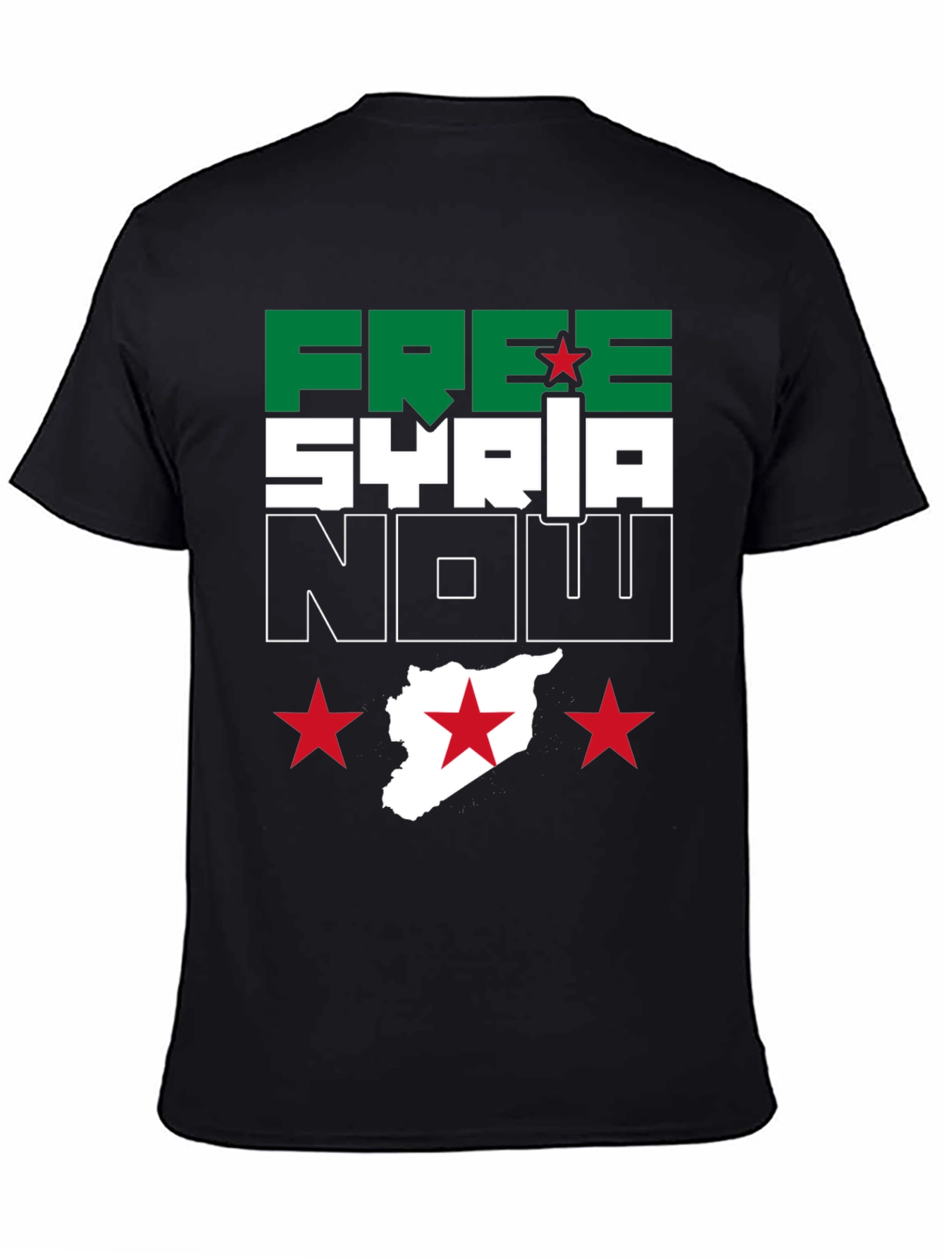 Free Syria Now Graphic T-Shirt