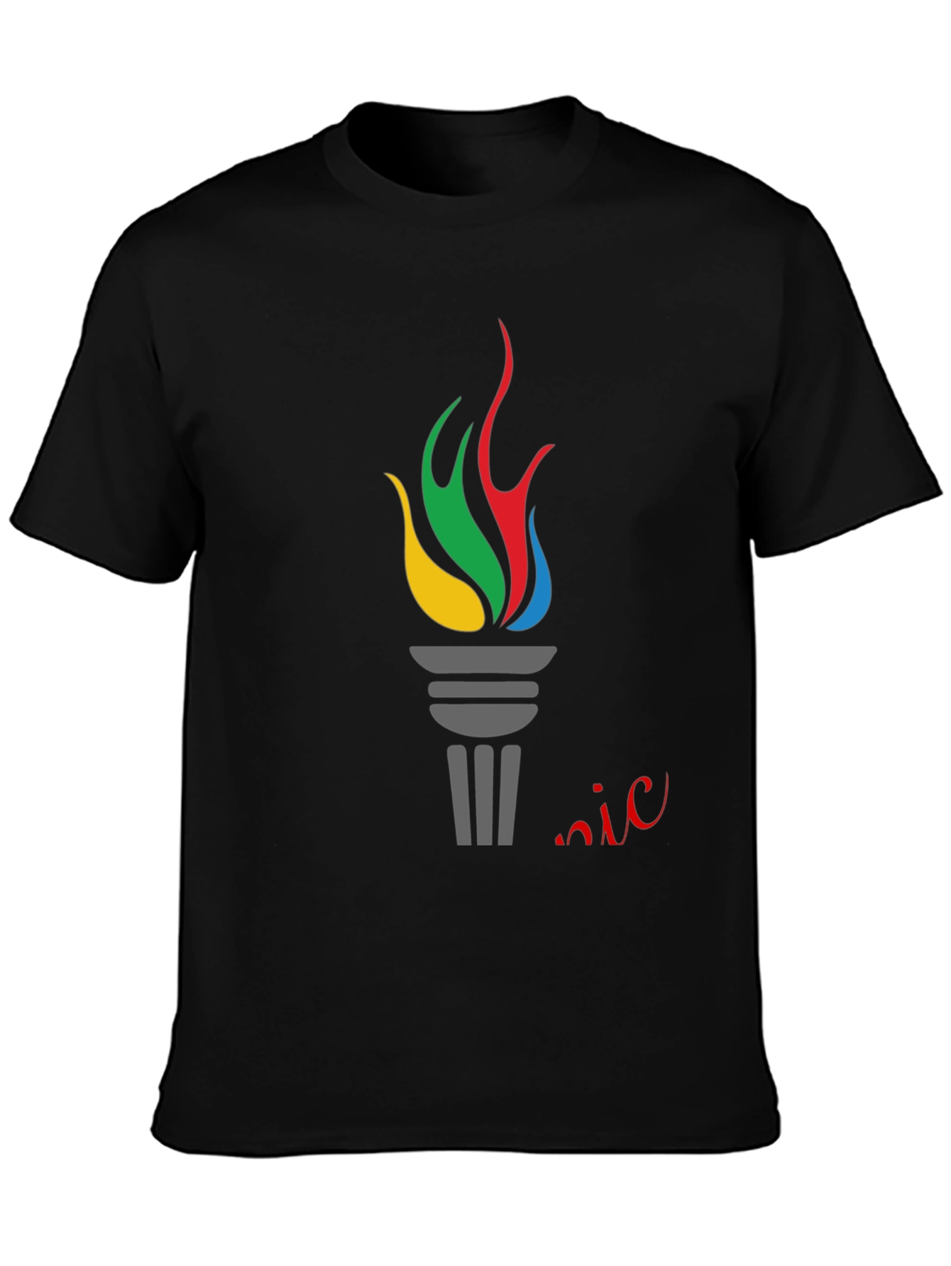 Torch Graphic Tee - Classic Style