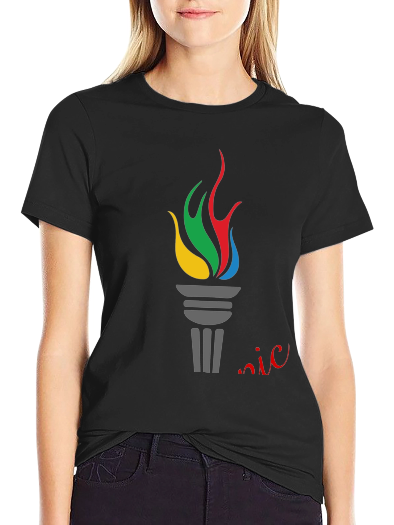Torch Graphic Tee - Classic Style