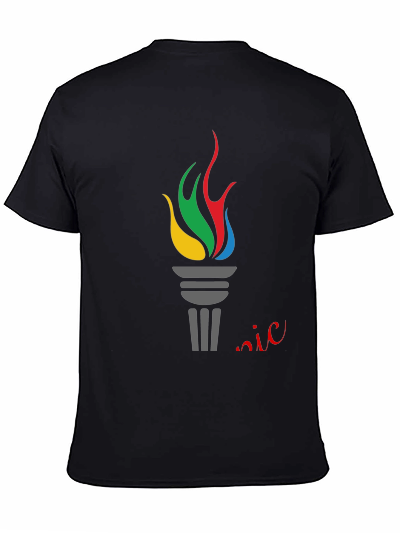 Torch Graphic Tee - Classic Style