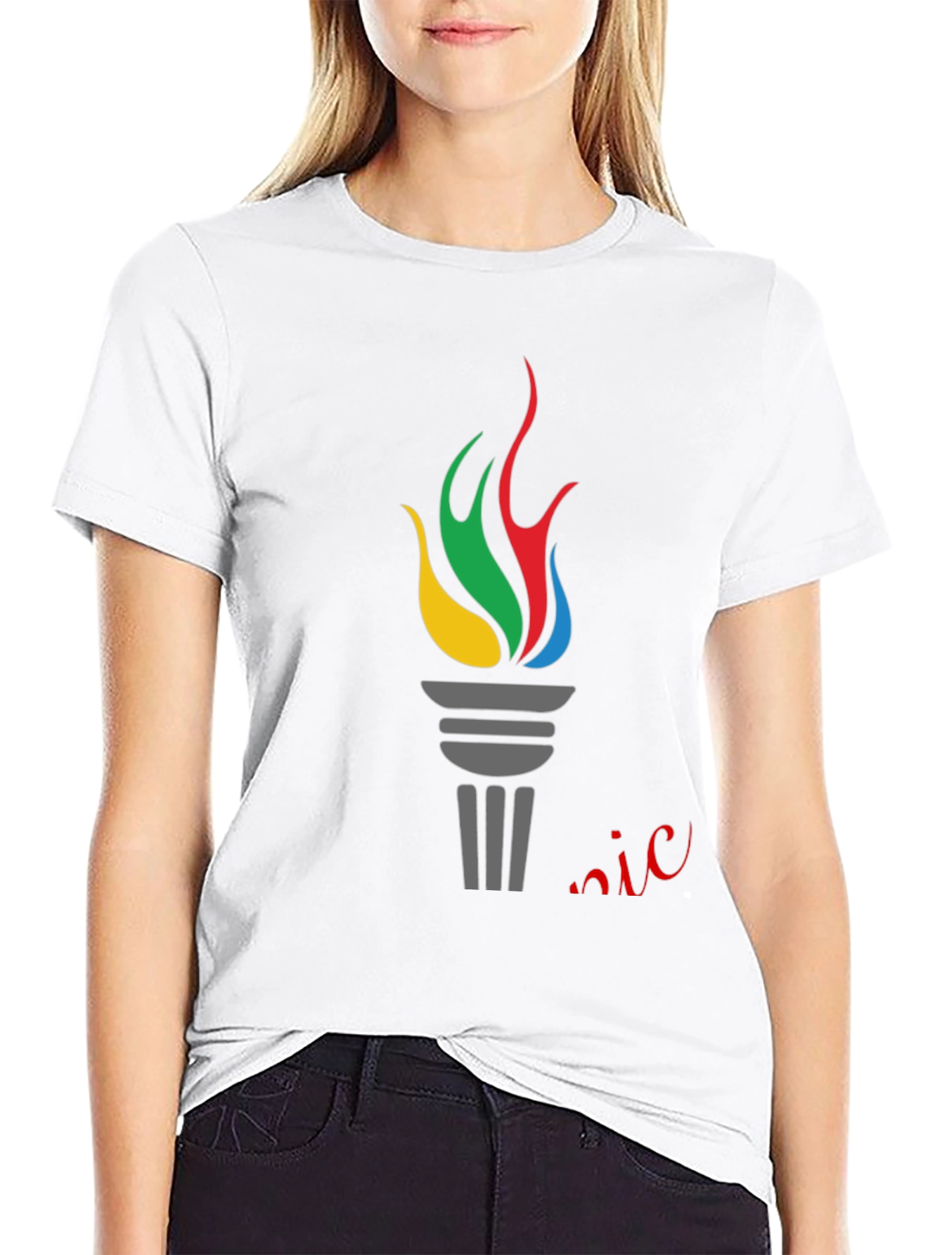 Torch Graphic Tee - Classic Style