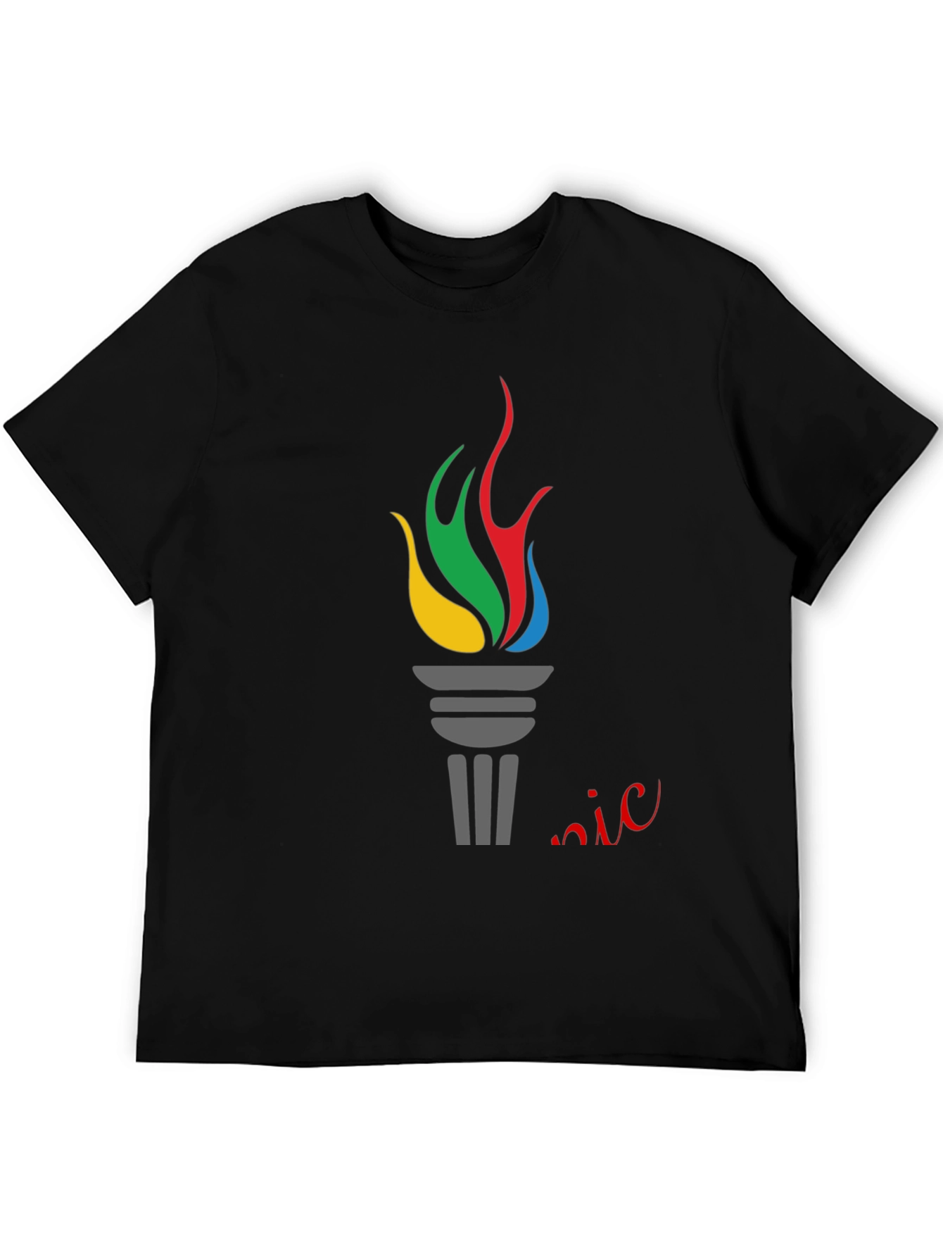 Torch Graphic Tee - Classic Style