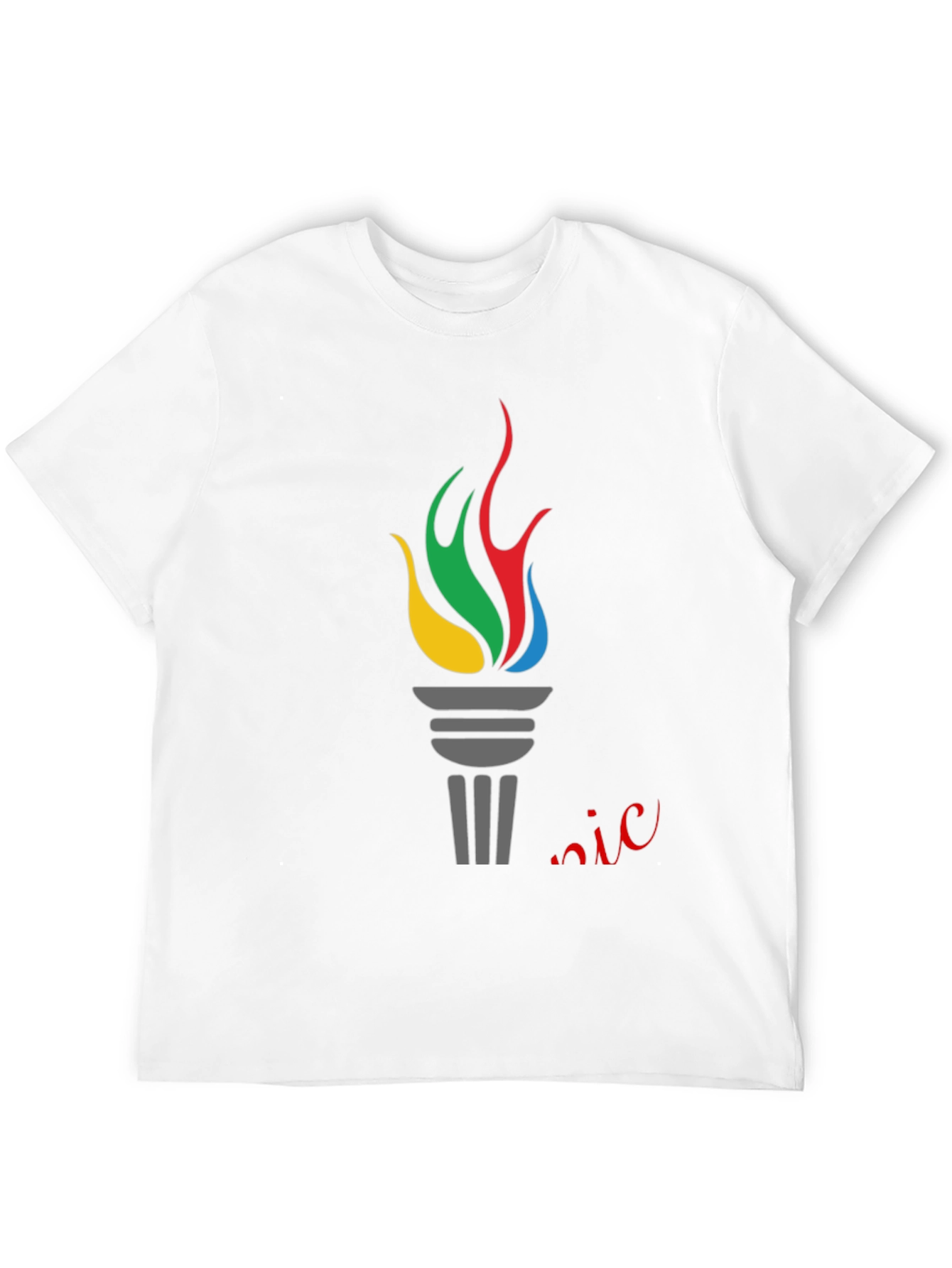 Torch Graphic Tee - Classic Style