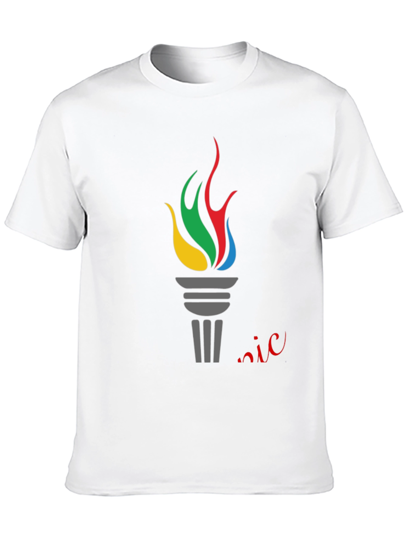 Torch Graphic Tee - Classic Style