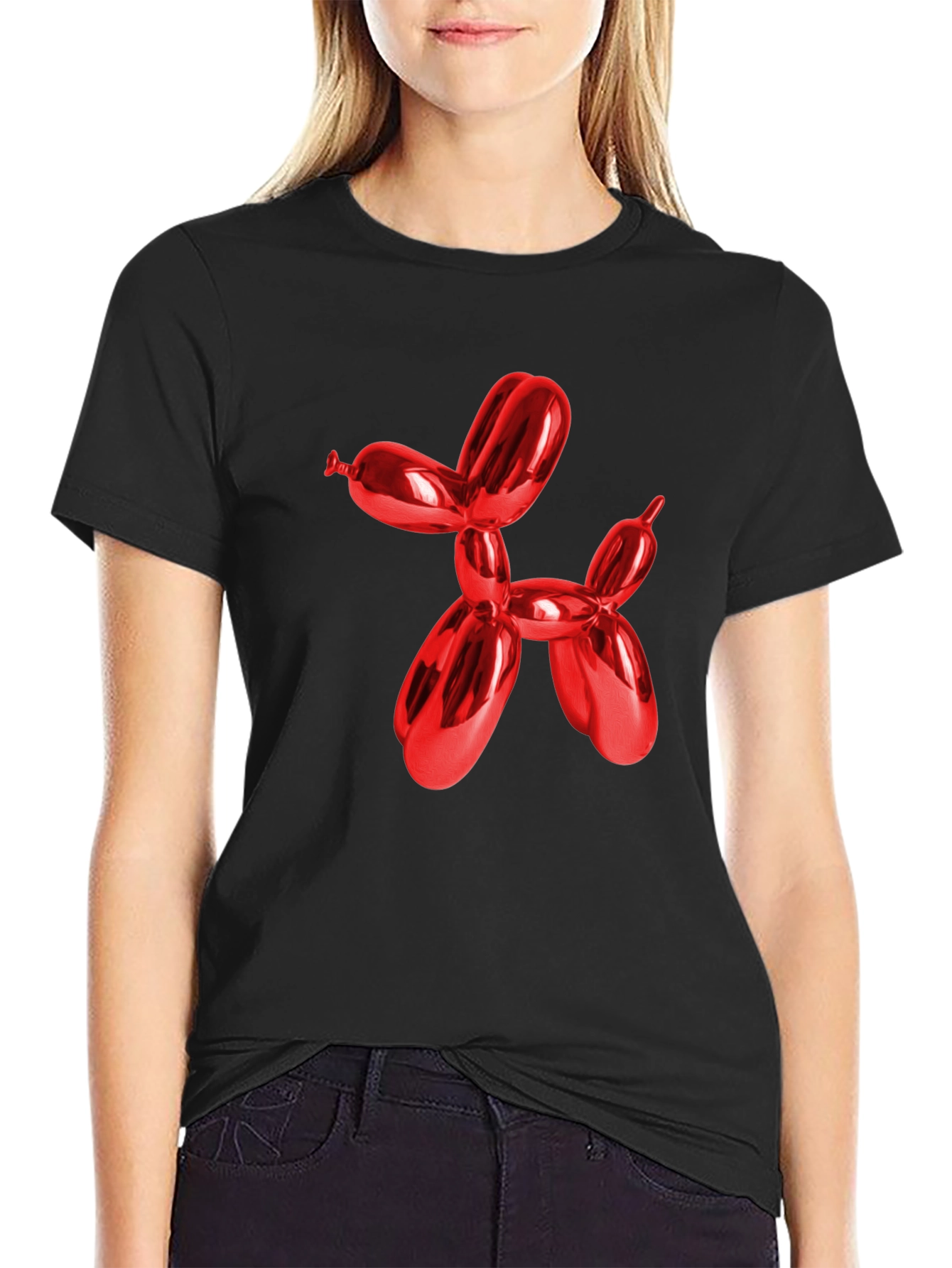 Balloon Dog Graphic Tee - Stylish Casual Wear