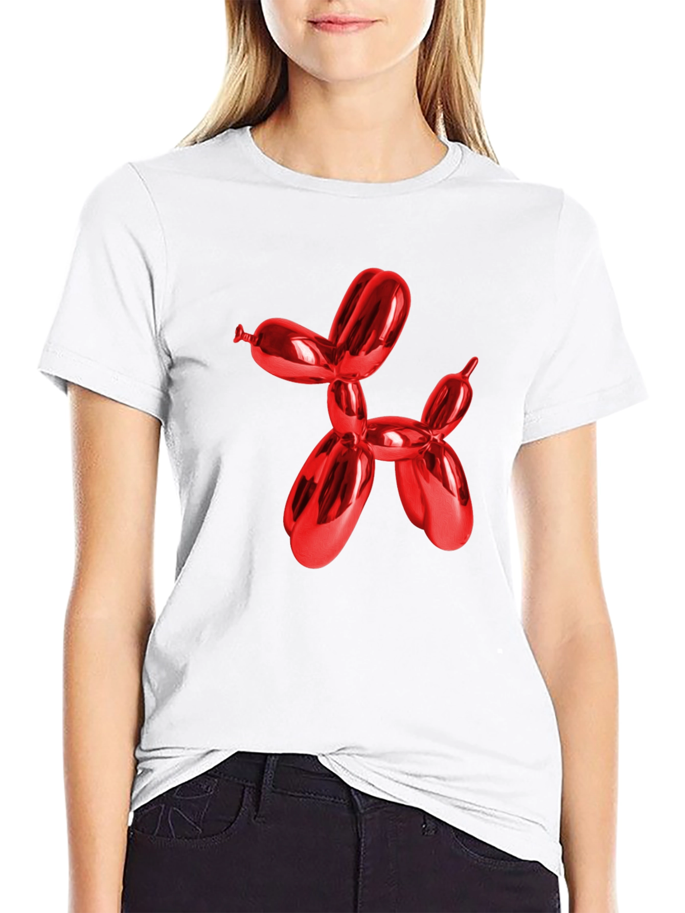 Balloon Dog Graphic Tee - Stylish Casual Wear