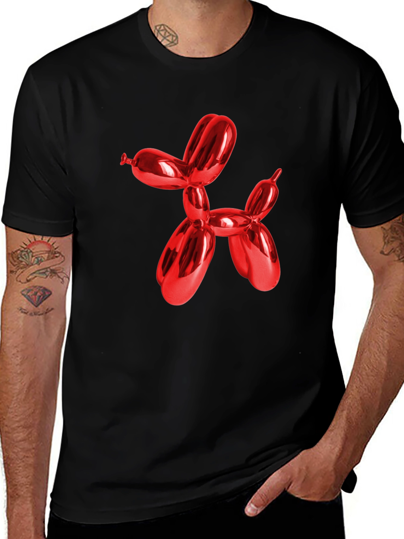 Balloon Dog Graphic Tee - Stylish Casual Wear