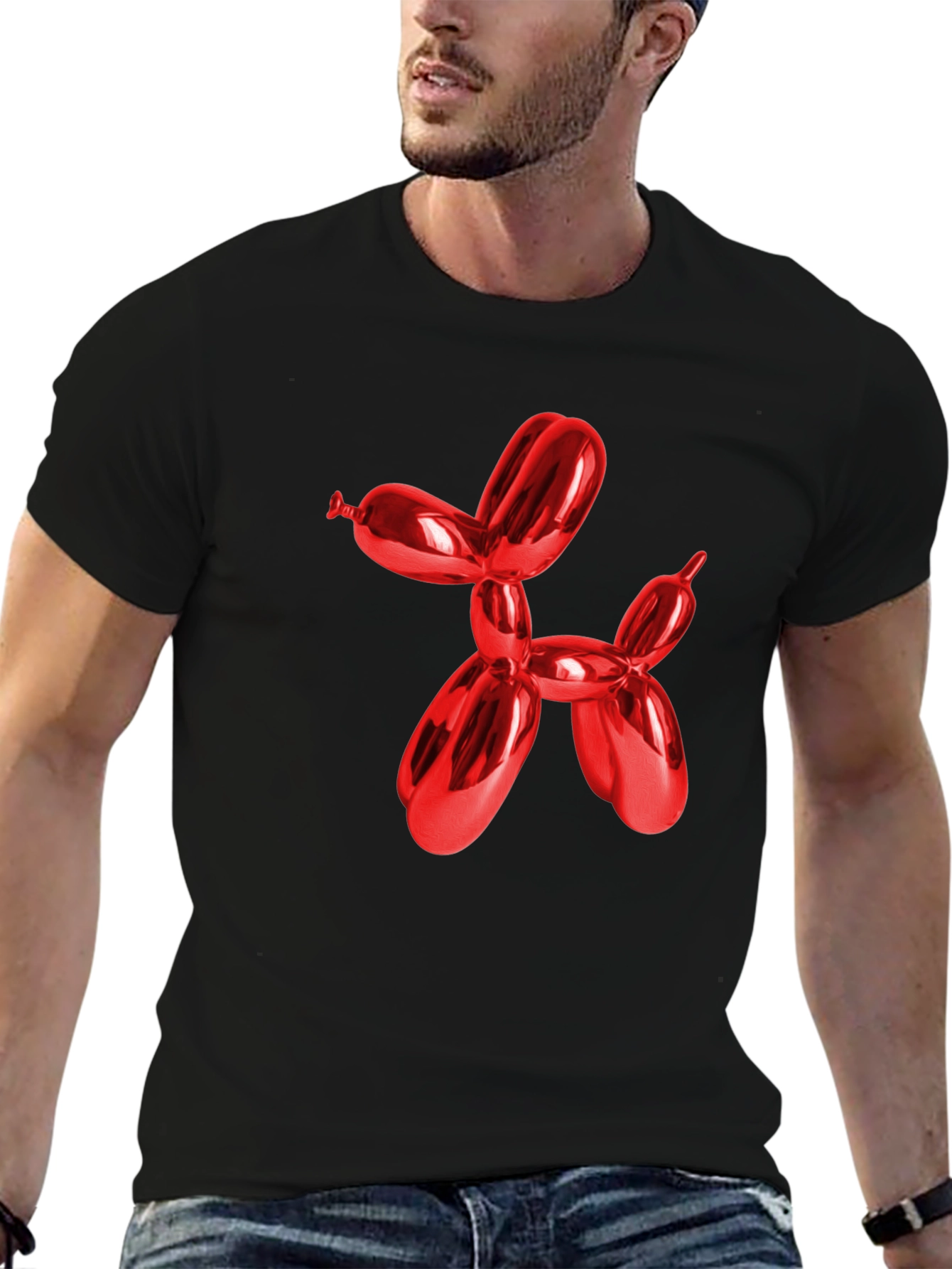 Balloon Dog Graphic Tee - Stylish Casual Wear