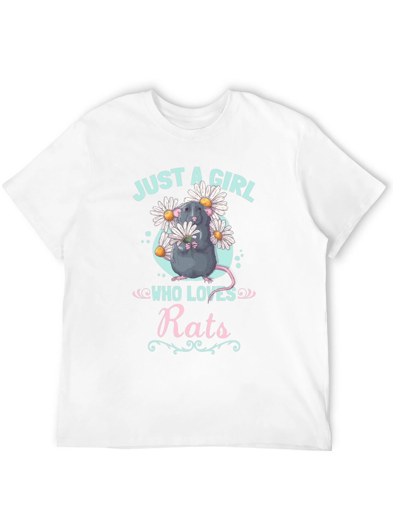 Just A Girl Who Loves Rats Graphic T-Shirt