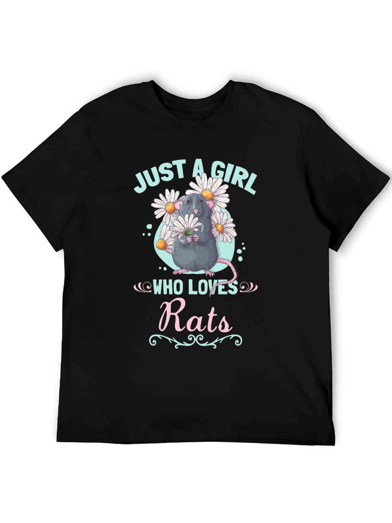 Just A Girl Who Loves Rats Graphic T-Shirt