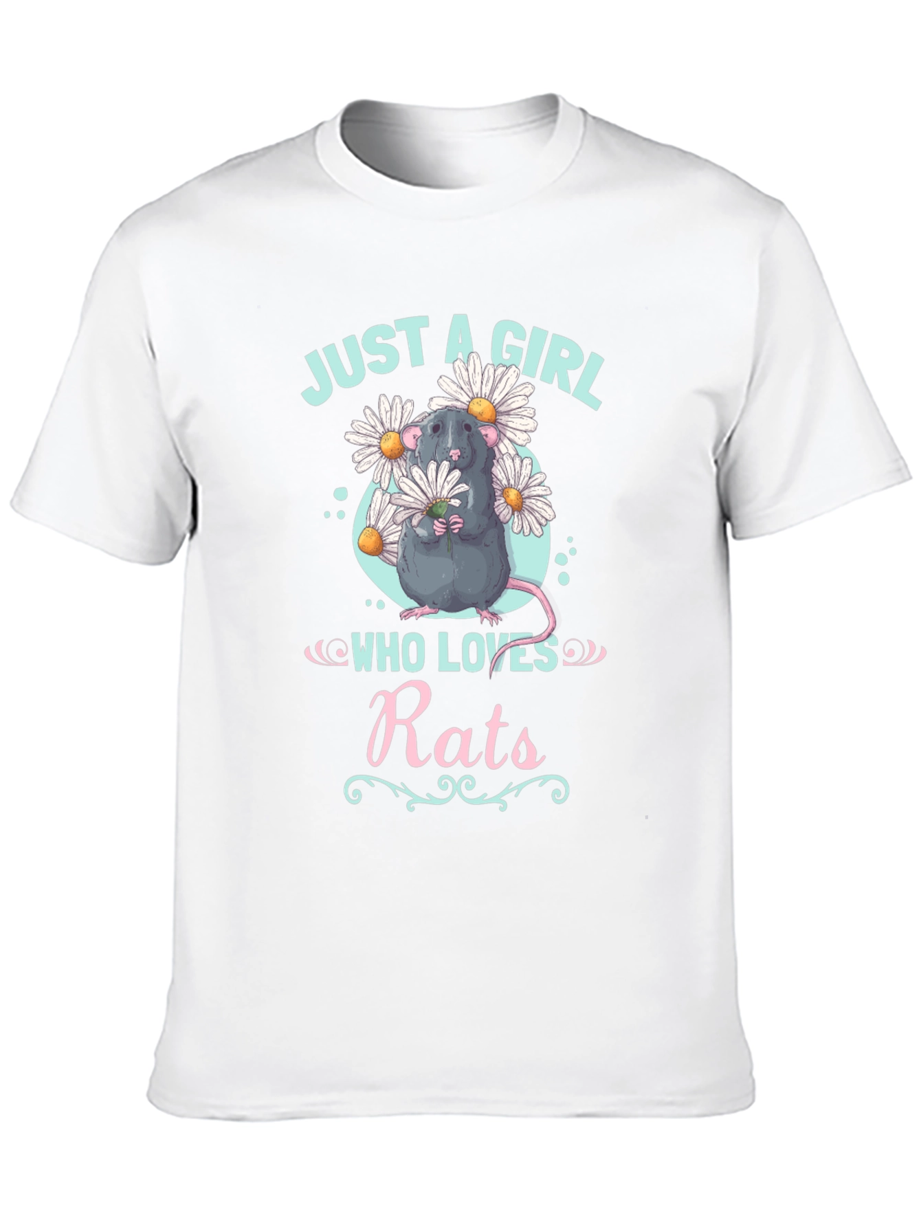 Just A Girl Who Loves Rats Graphic T-Shirt