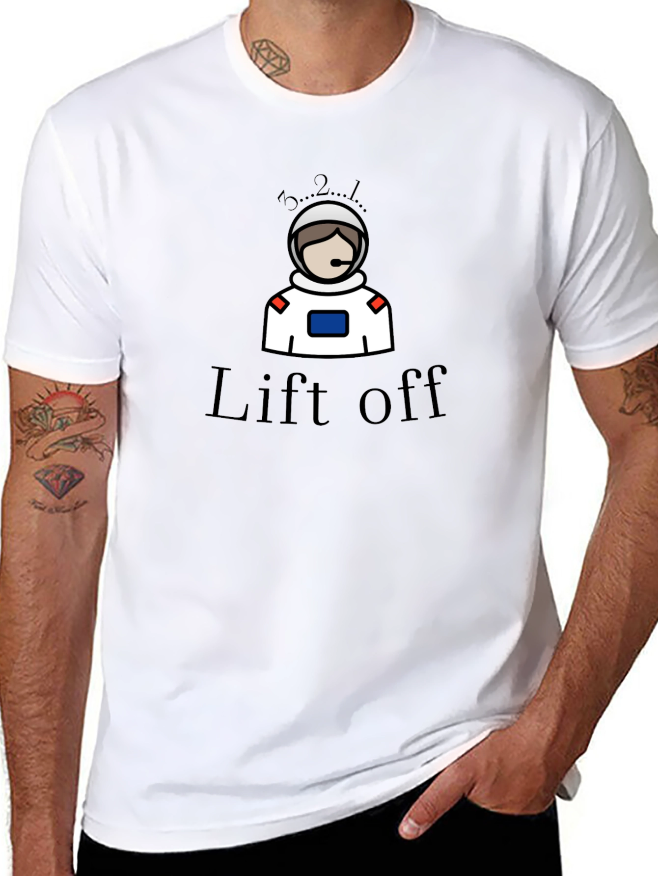 Lift Off Astronaut T-Shirt