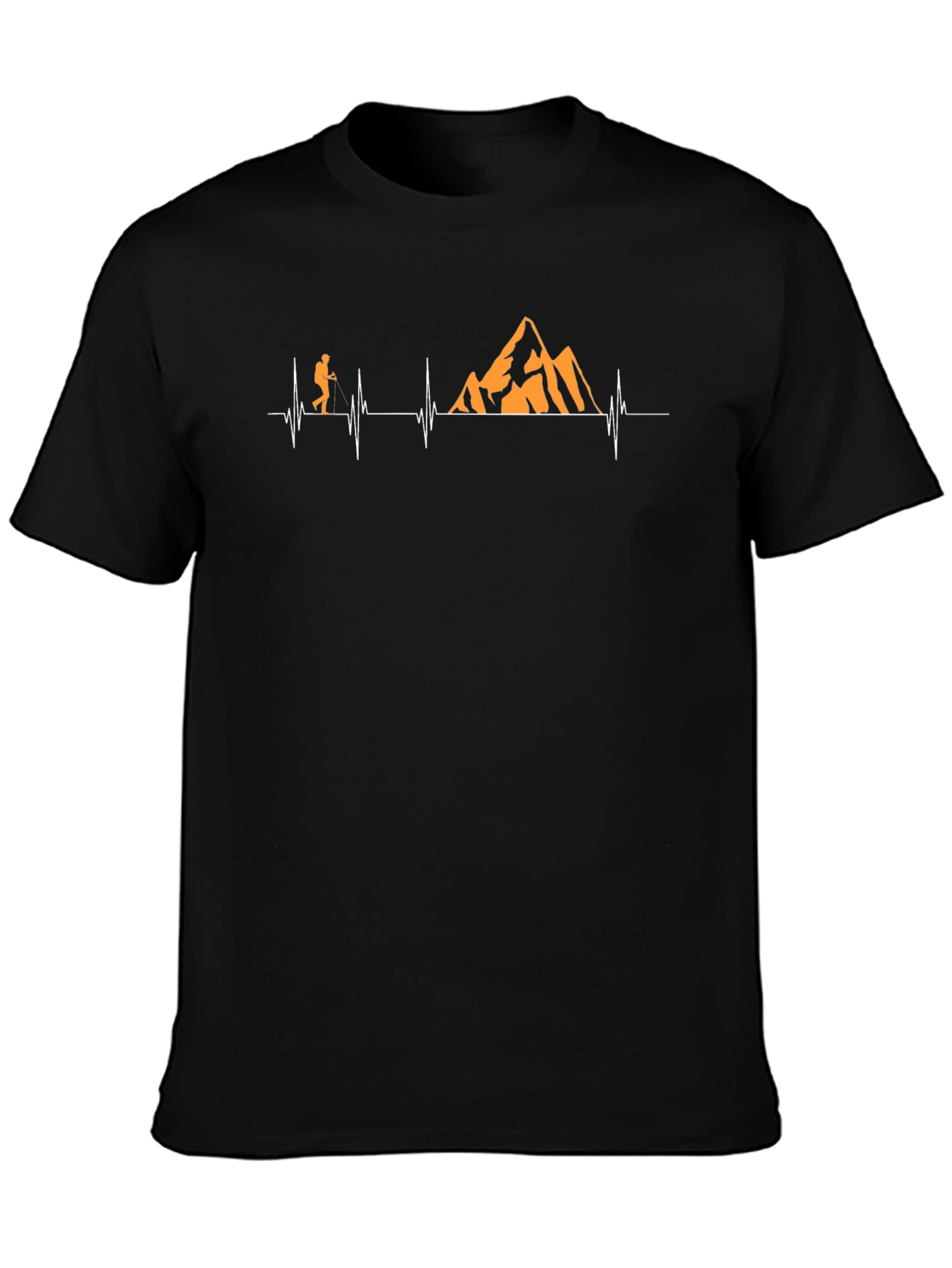 Hiking Heartbeat Graphic Tee - Adventure Awaits!