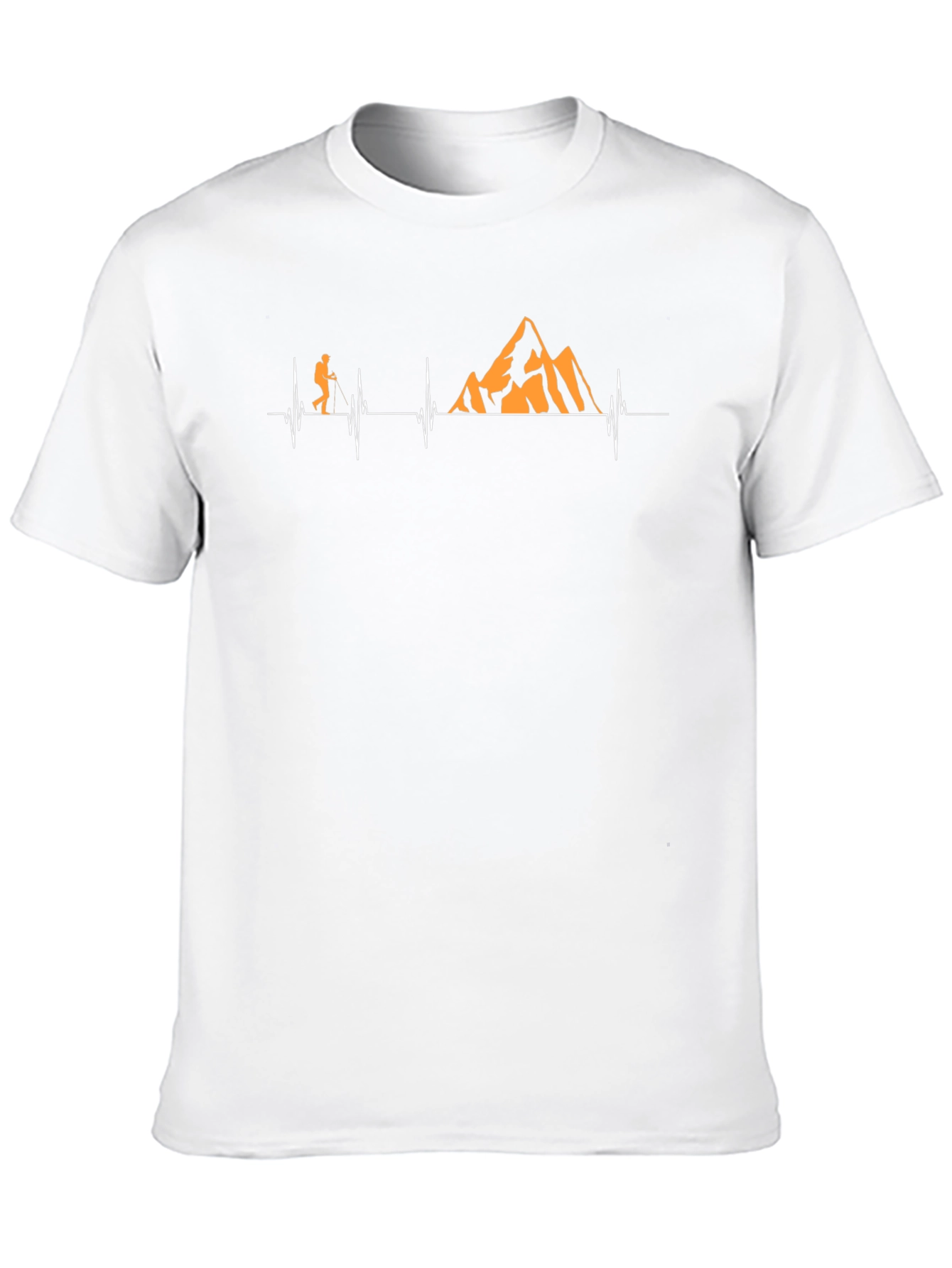 Hiking Heartbeat Graphic Tee - Adventure Awaits!