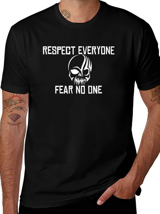Respect Everyone Fear No One Graphic T-Shirt