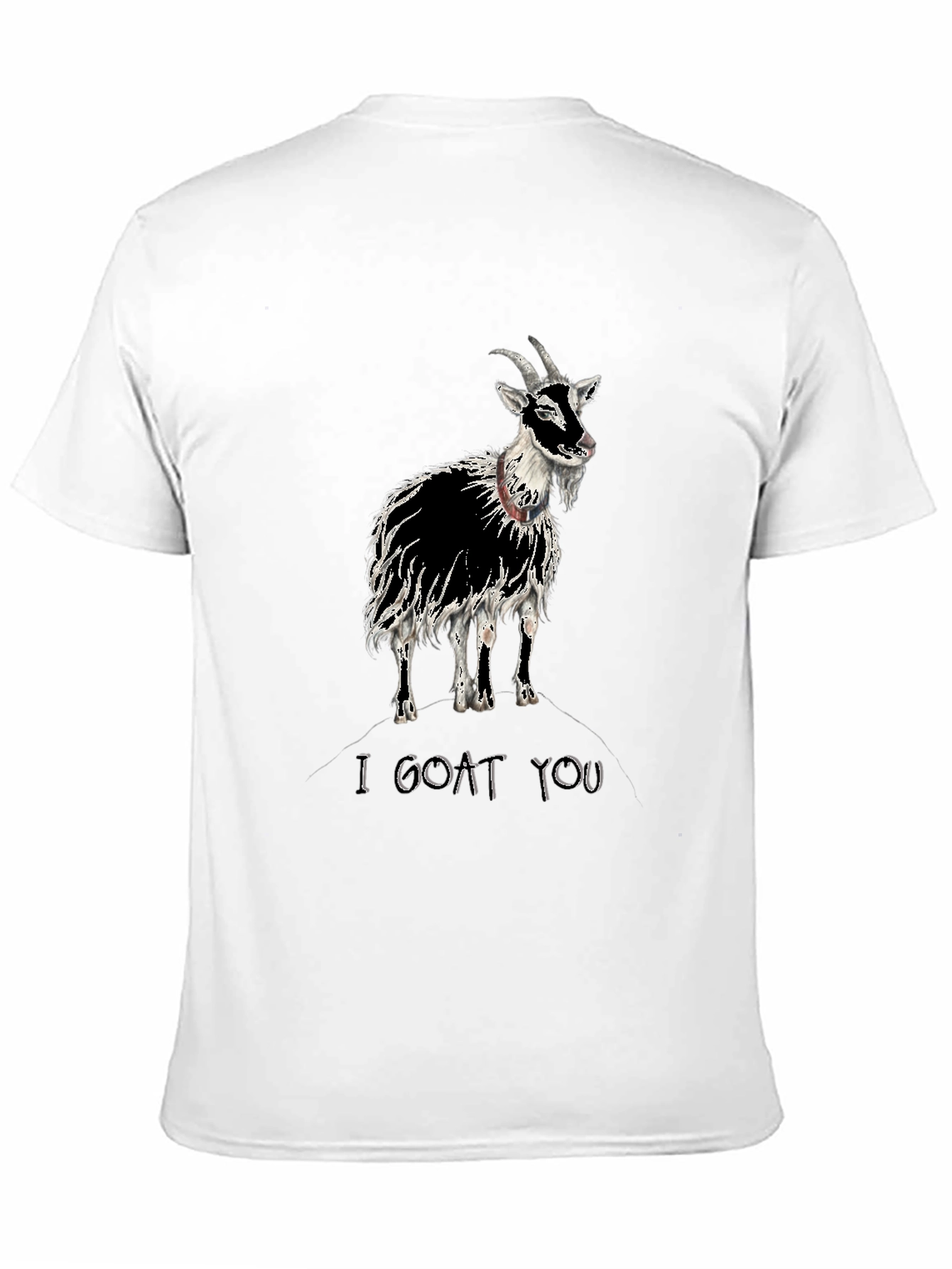 I Goat You Graphic Tee - Black Cotton T-Shirt
