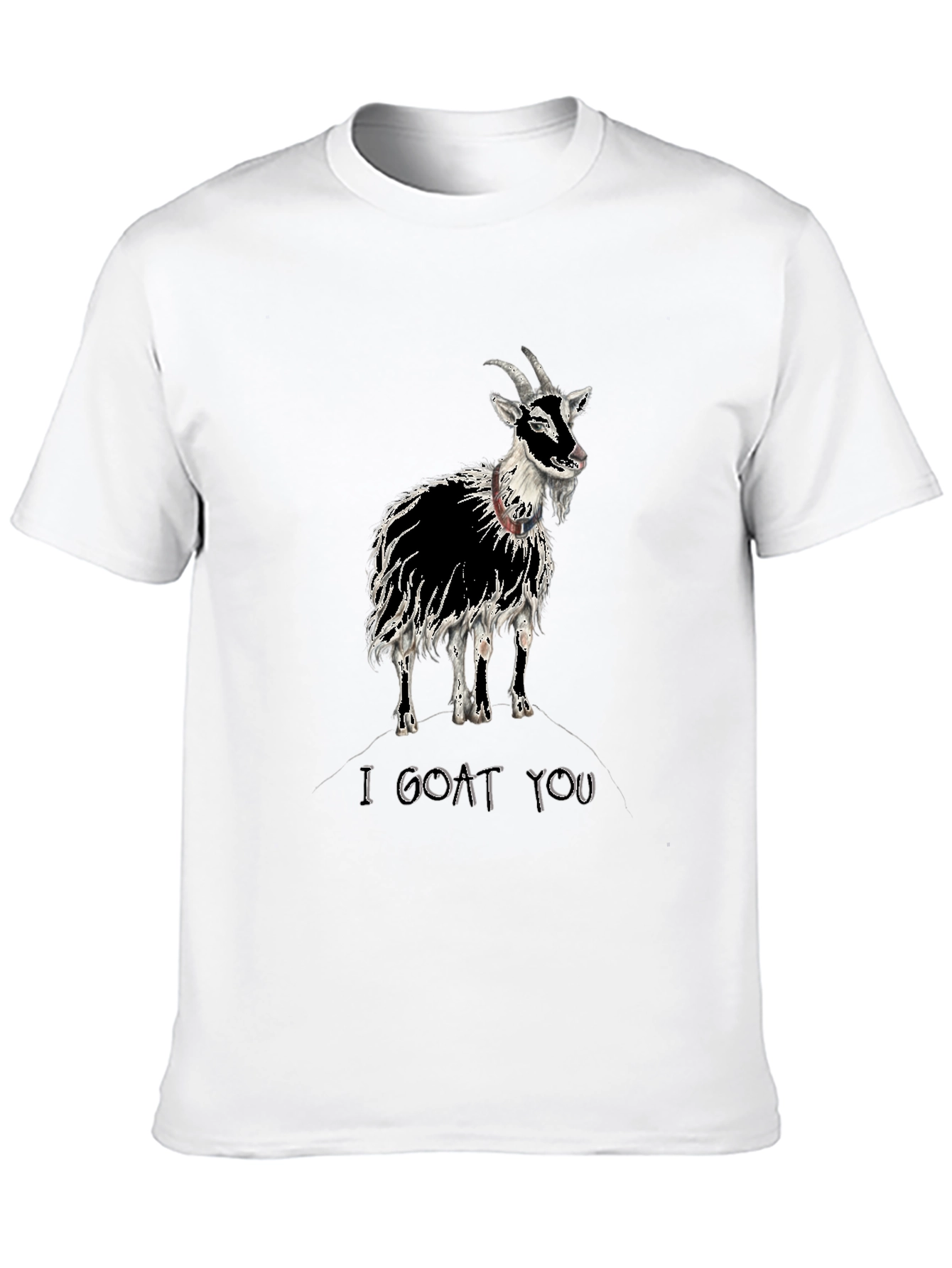 I Goat You Graphic Tee - Black Cotton T-Shirt